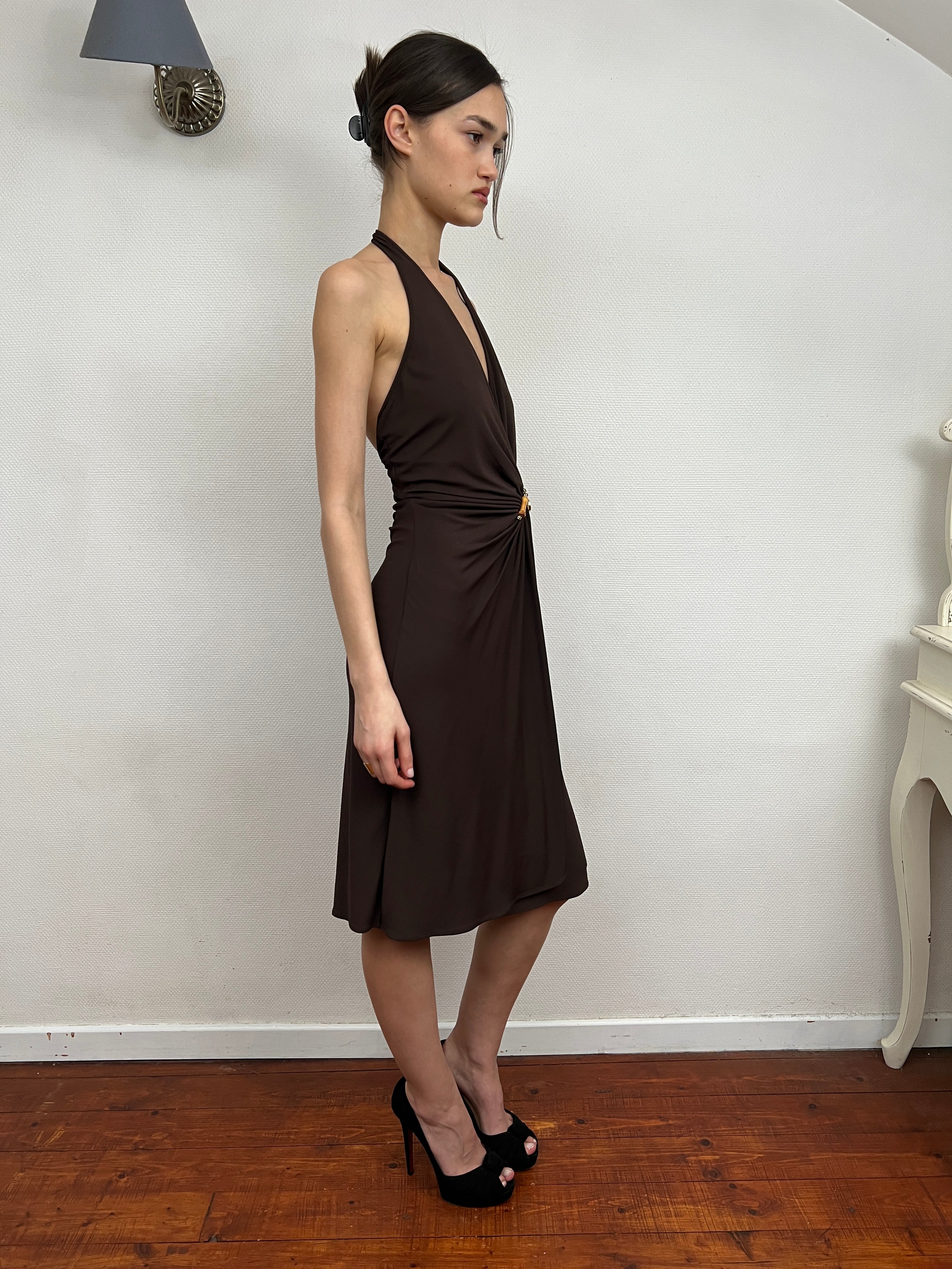 2006 Gucci Halter Dress