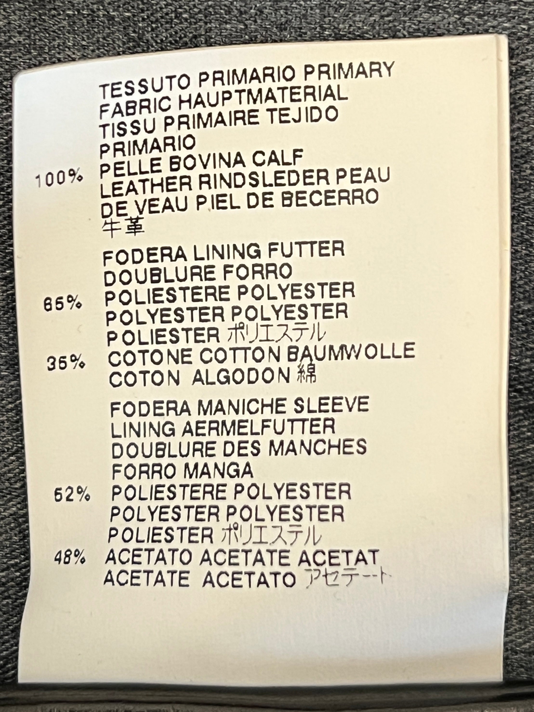 Dsquared2 Leather Jacket