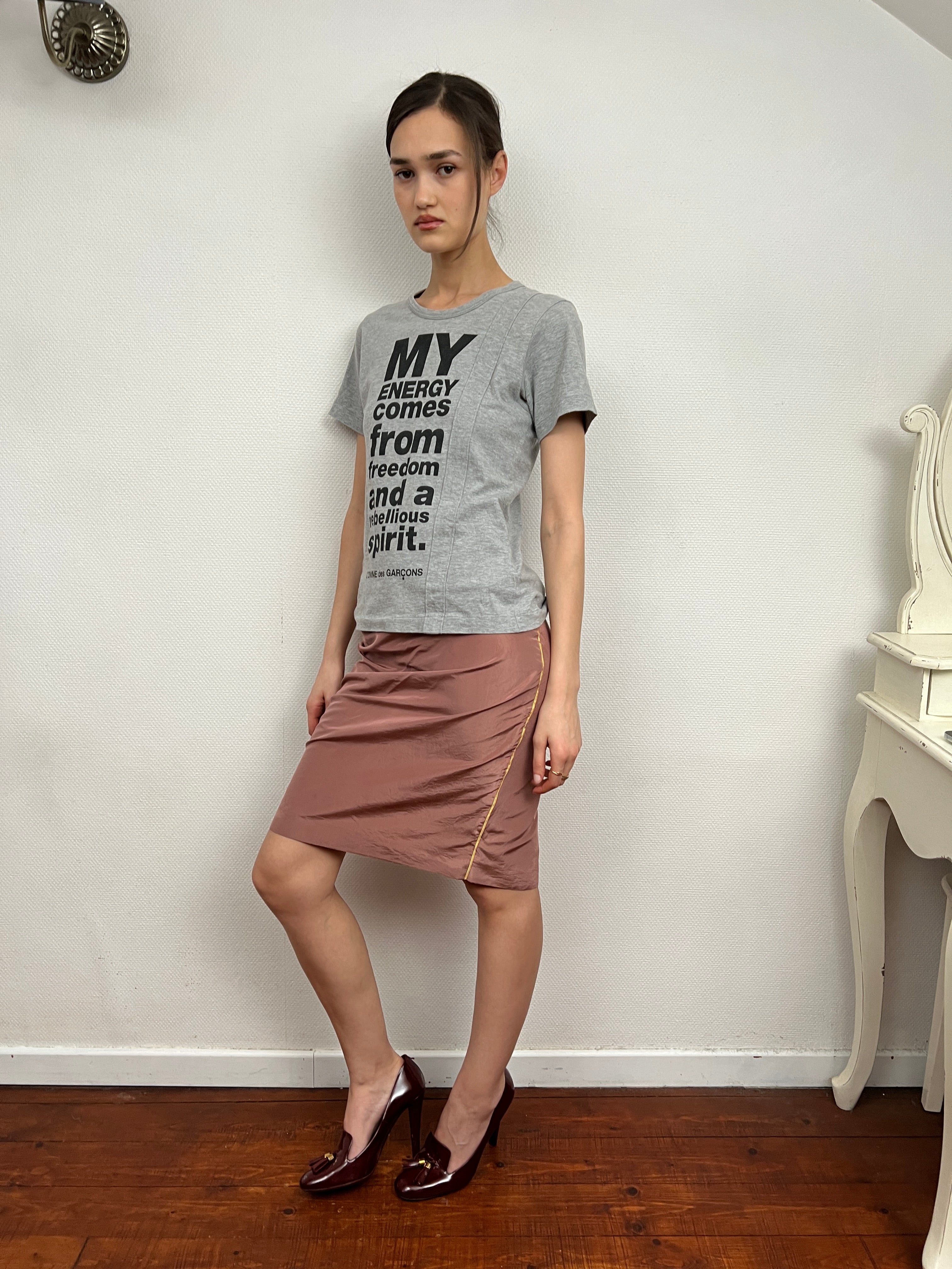 SS05 Gucci Facchinetti Silk Skirt