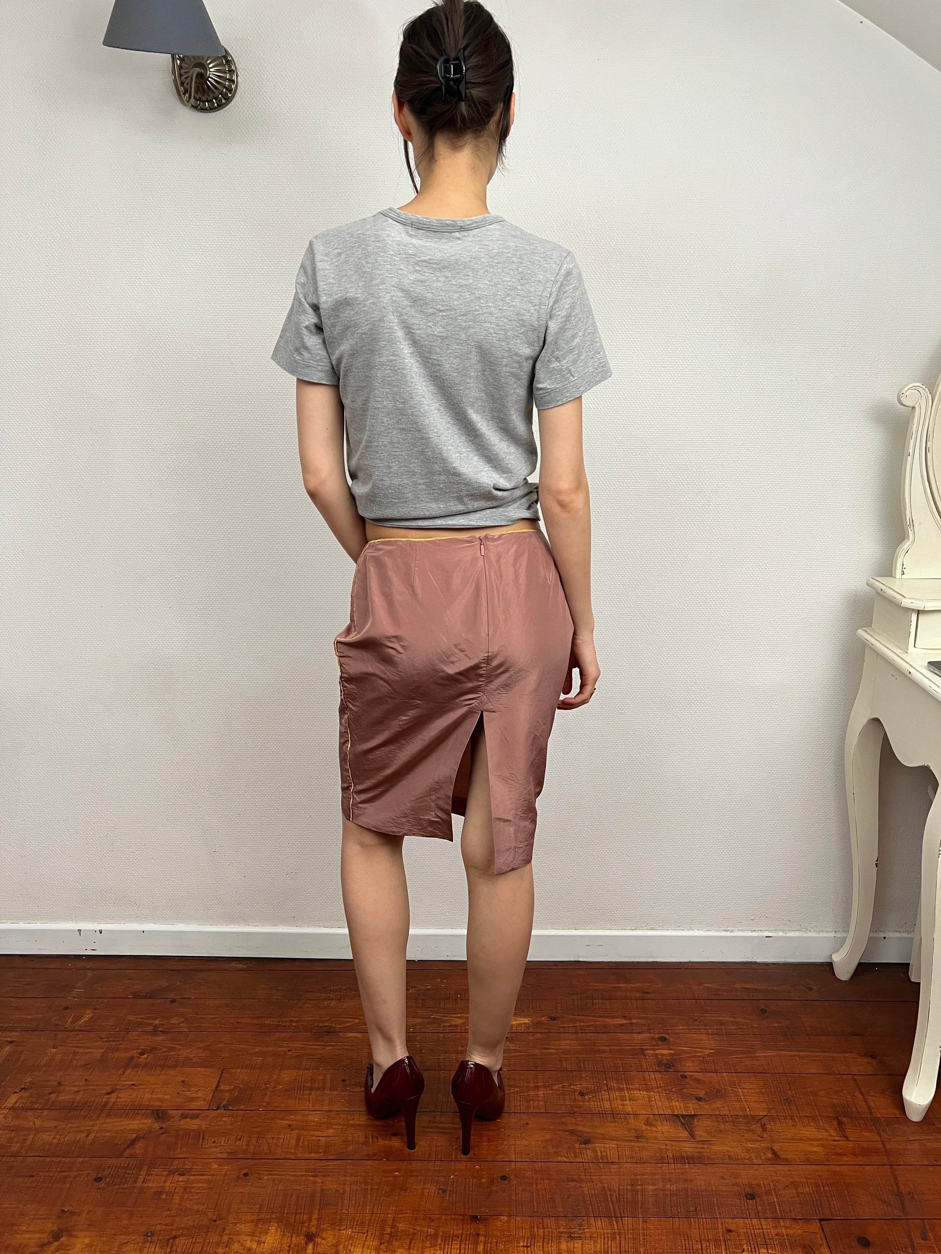 SS05 Gucci Facchinetti Silk Skirt