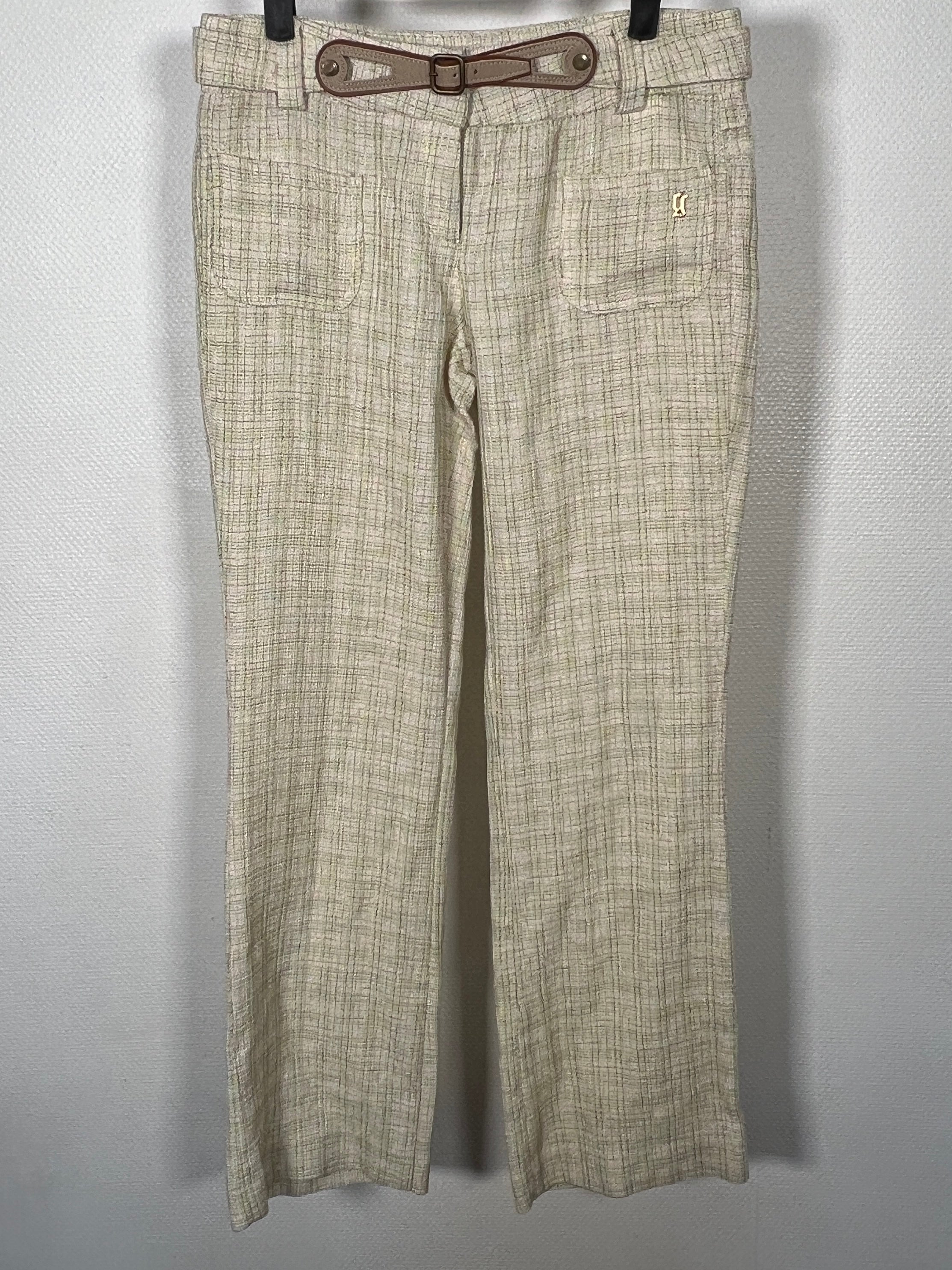 John Galliano Tweed Trousers