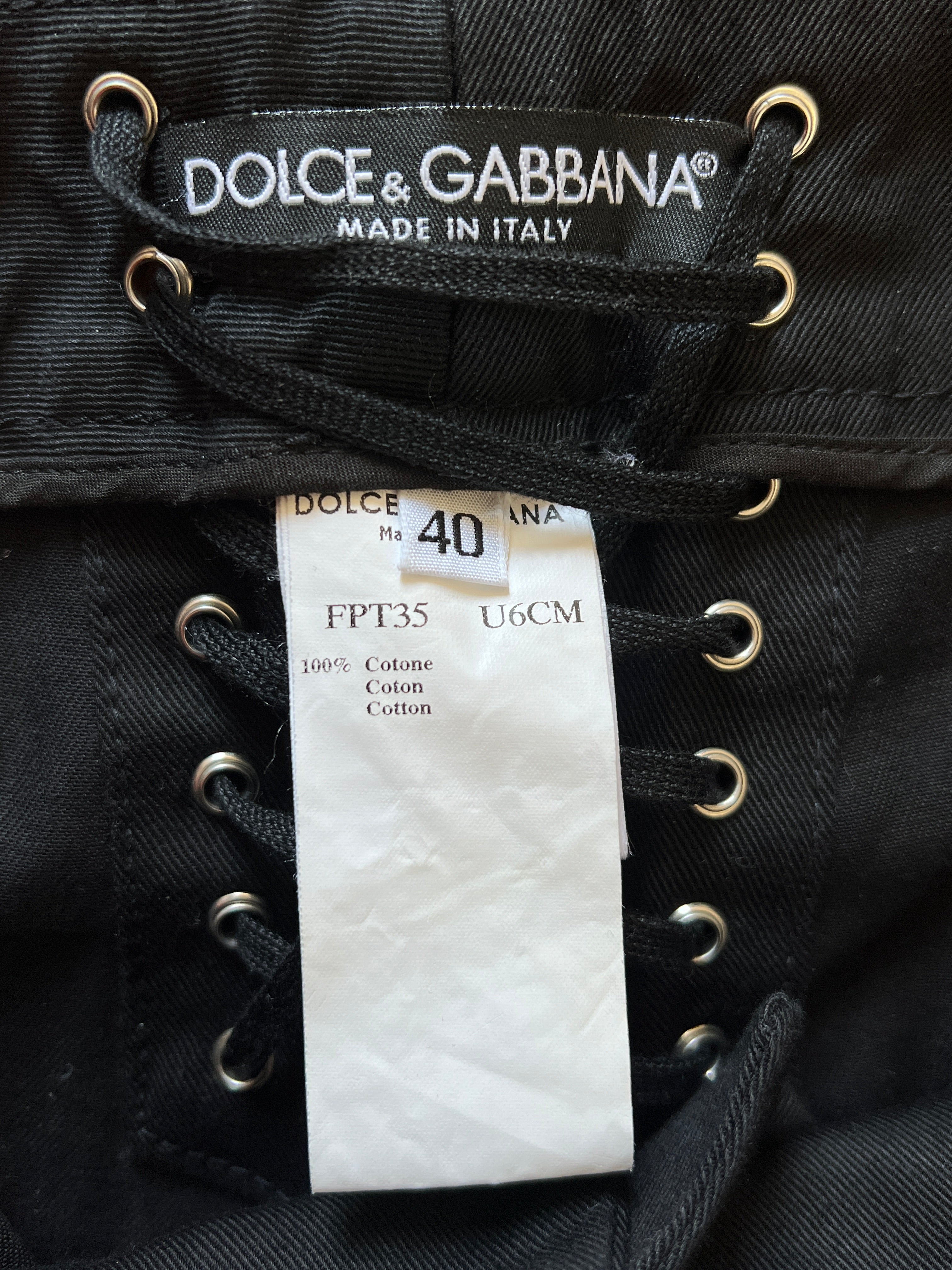 SS03 D&G Sailor trousers