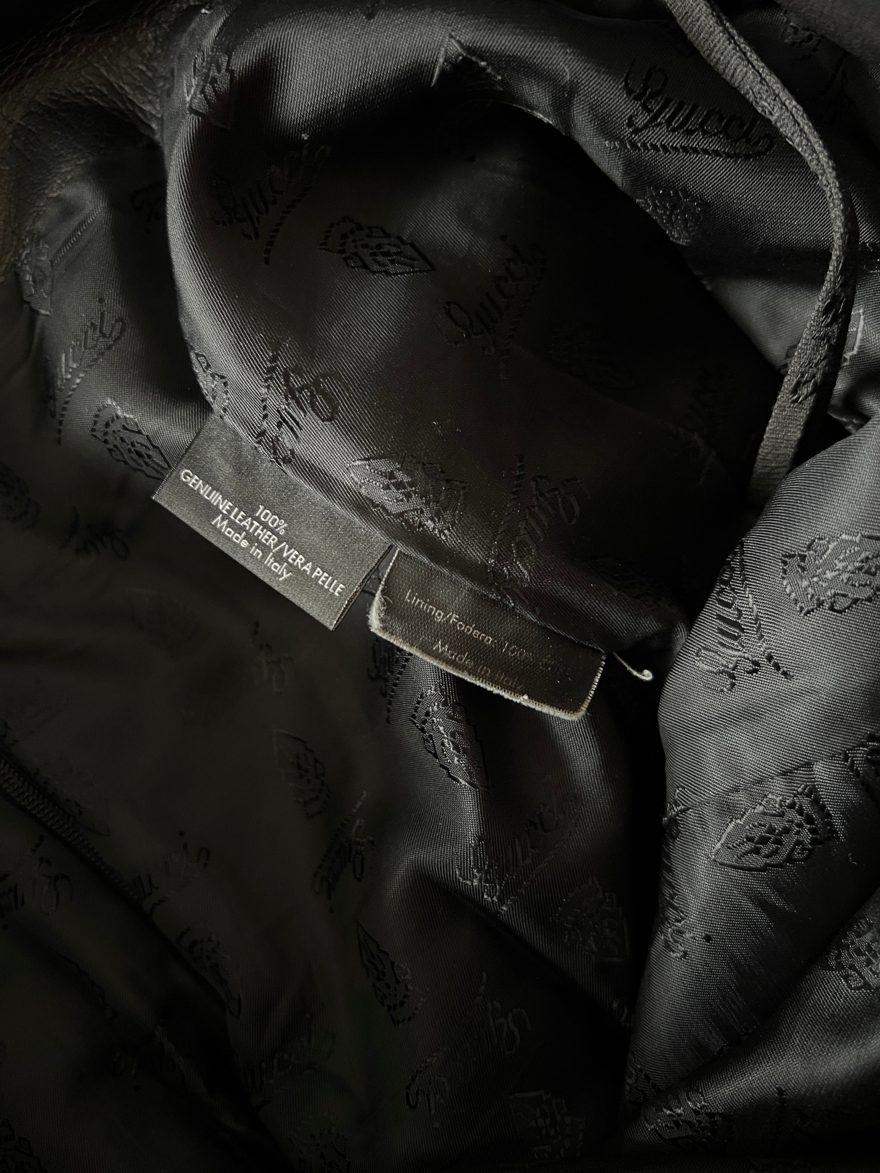 2000s Gucci Leather Skirt