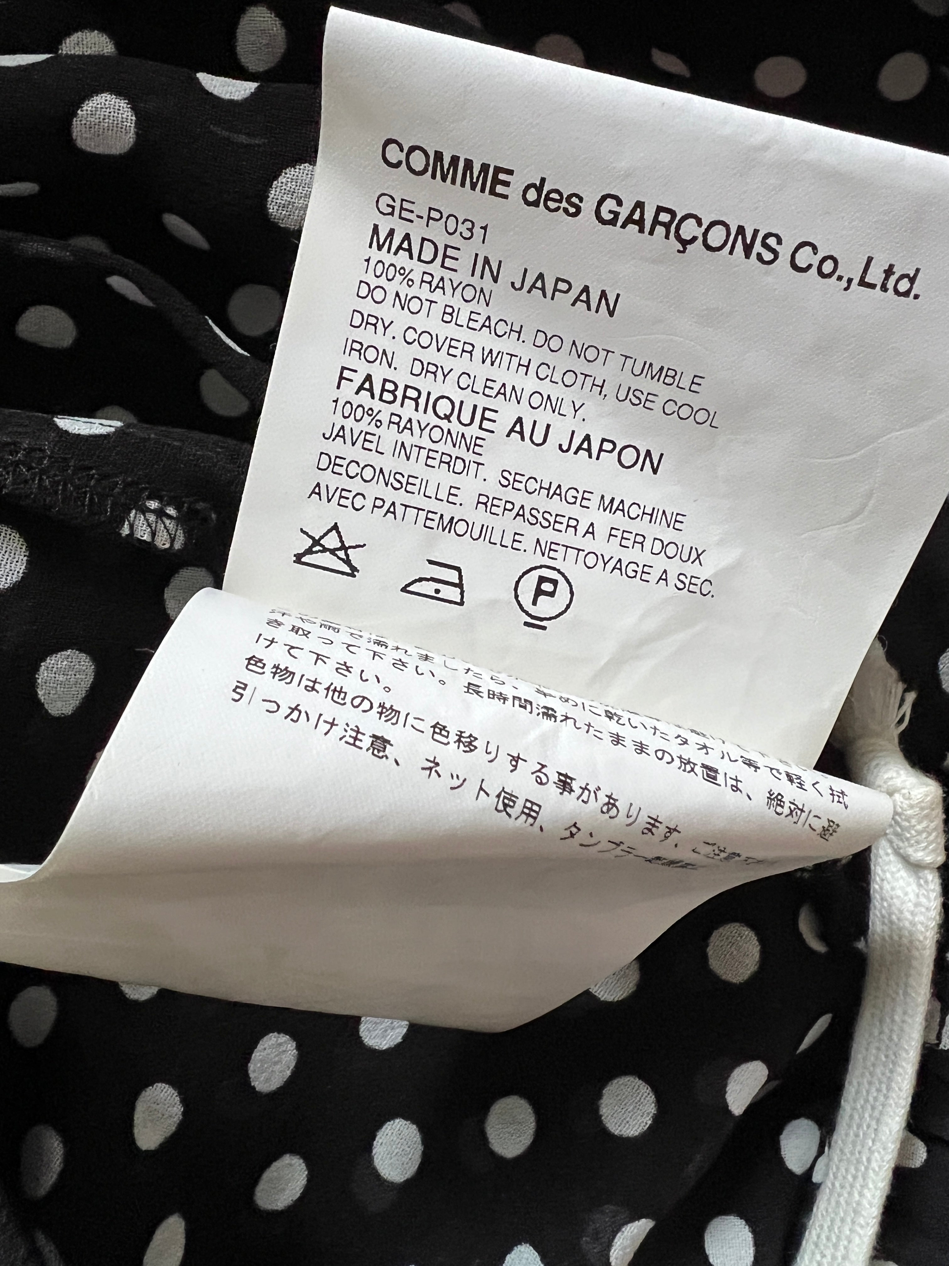 2009 Comme des garçons drop-crotch trousers