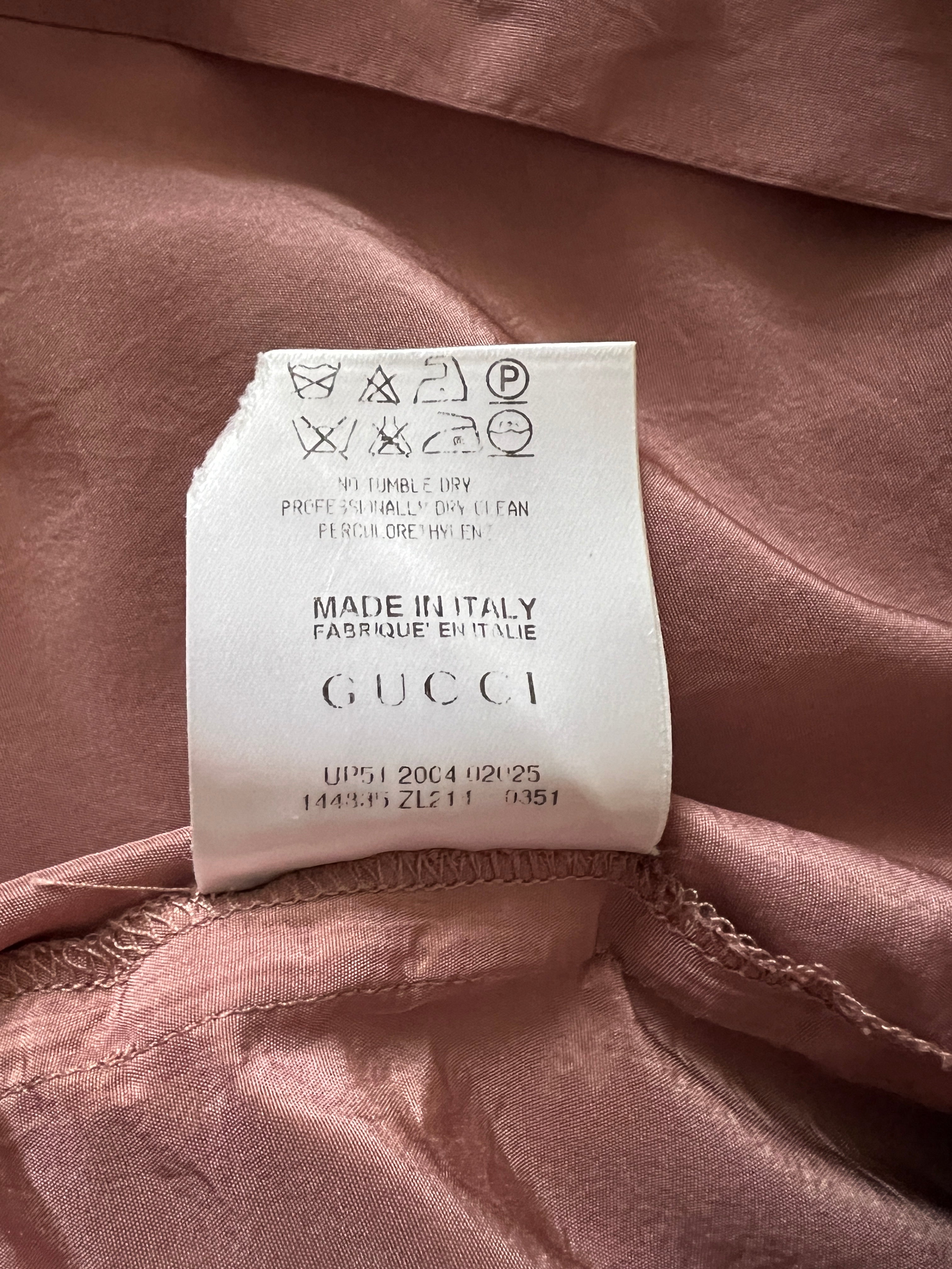 SS05 Gucci Facchinetti Silk Skirt