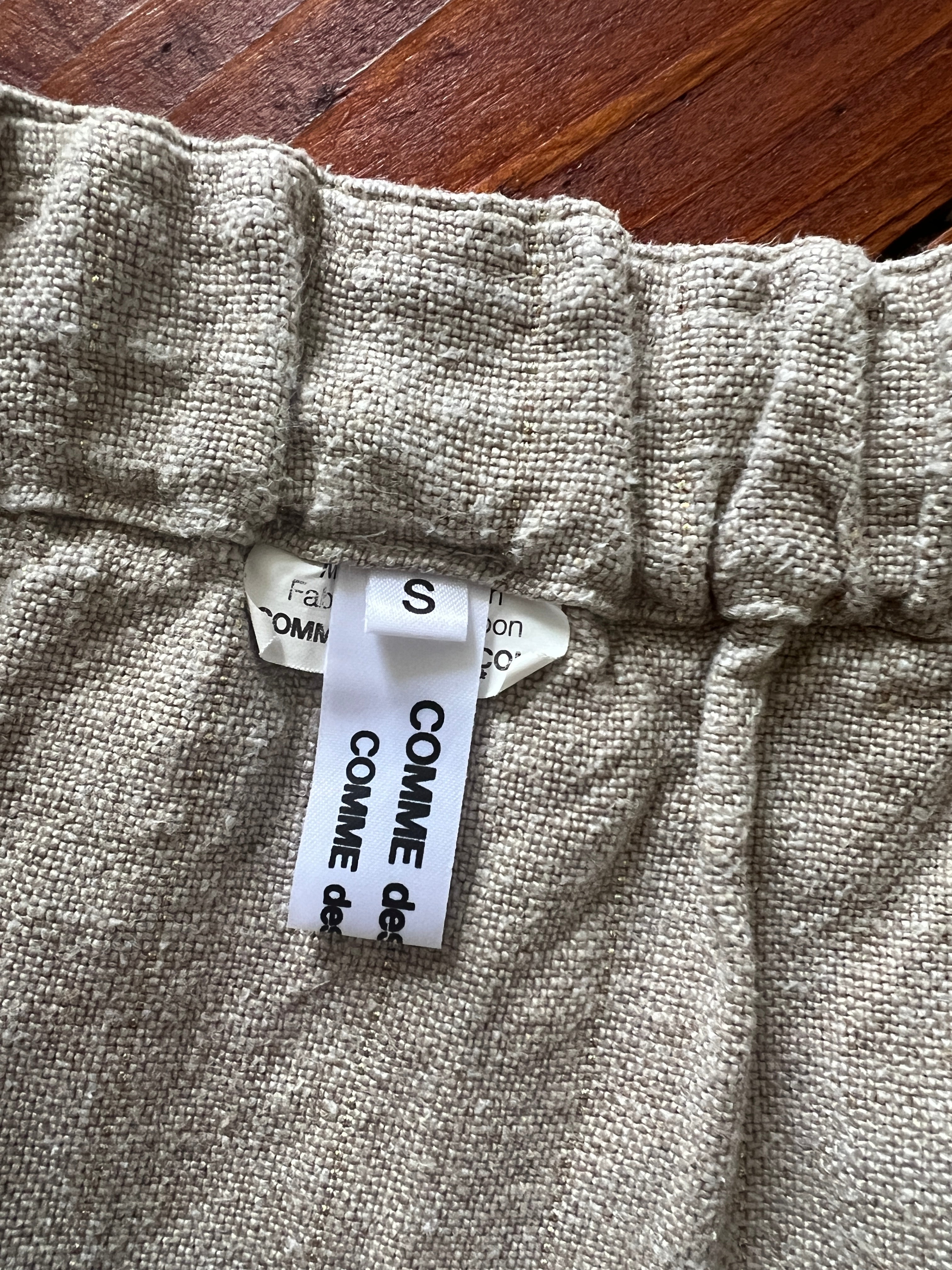 2012 Comme des garçons drop-crotch shorts