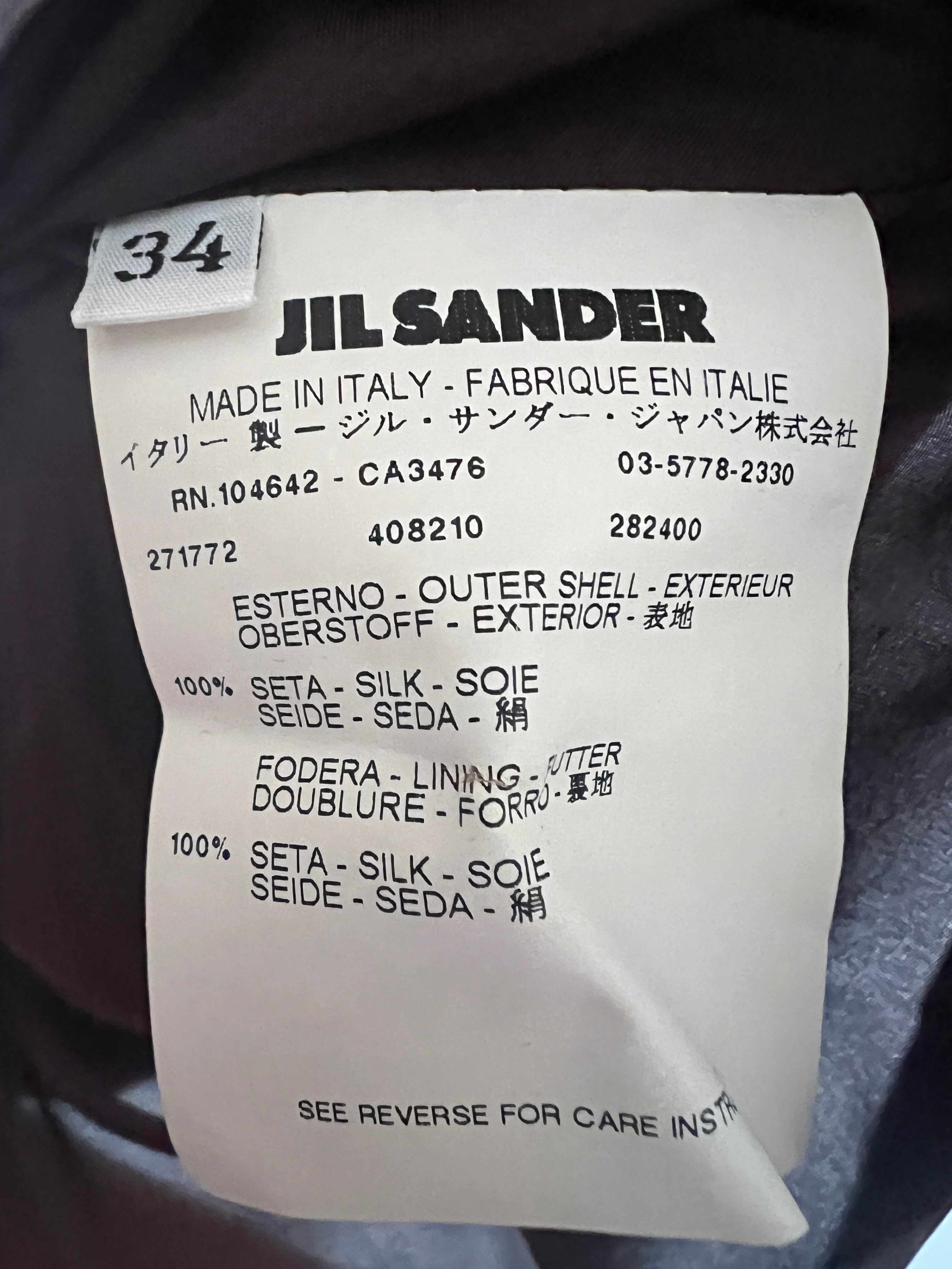 Jil Sander Silk Dress