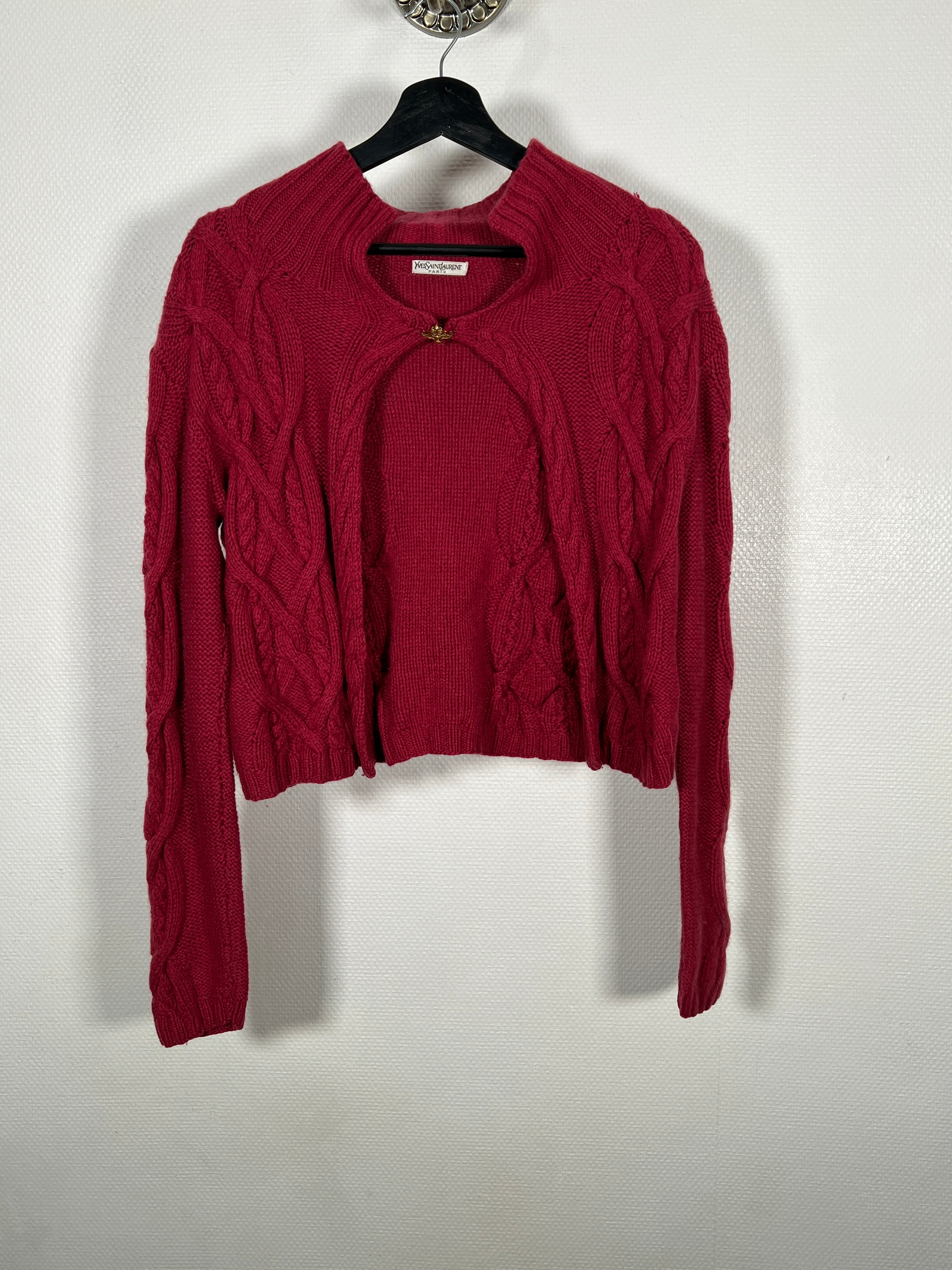 Yves Saint Laurent cardigan – Glintzarchive
