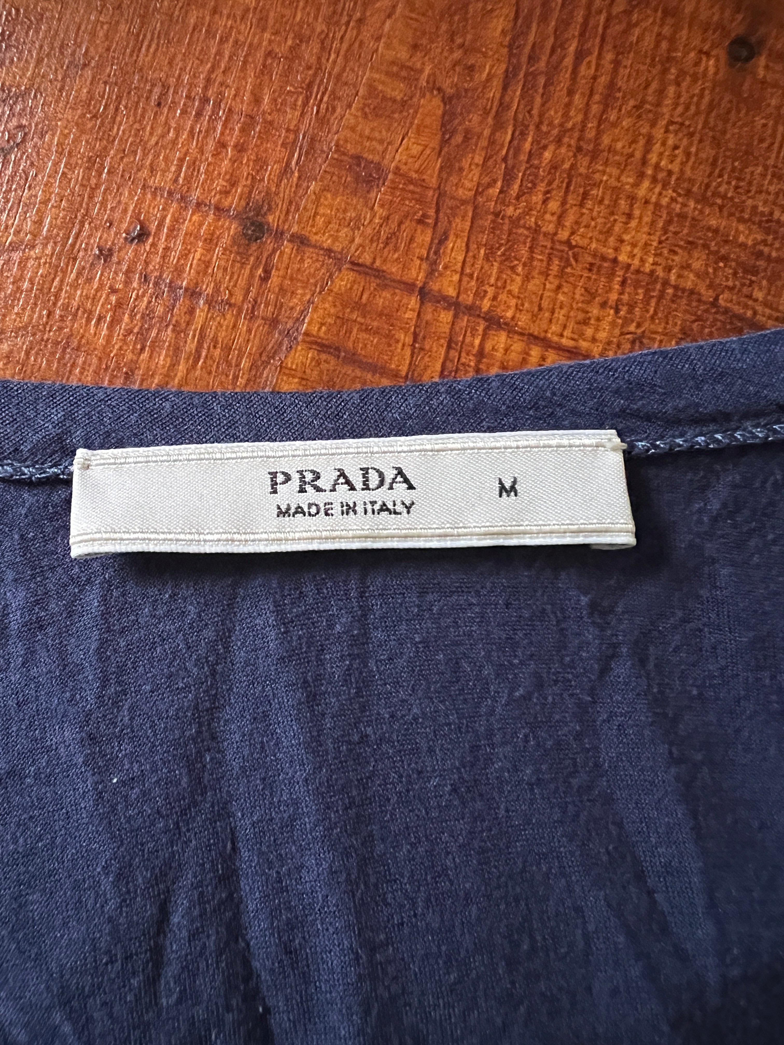Prada Gathered Blouse