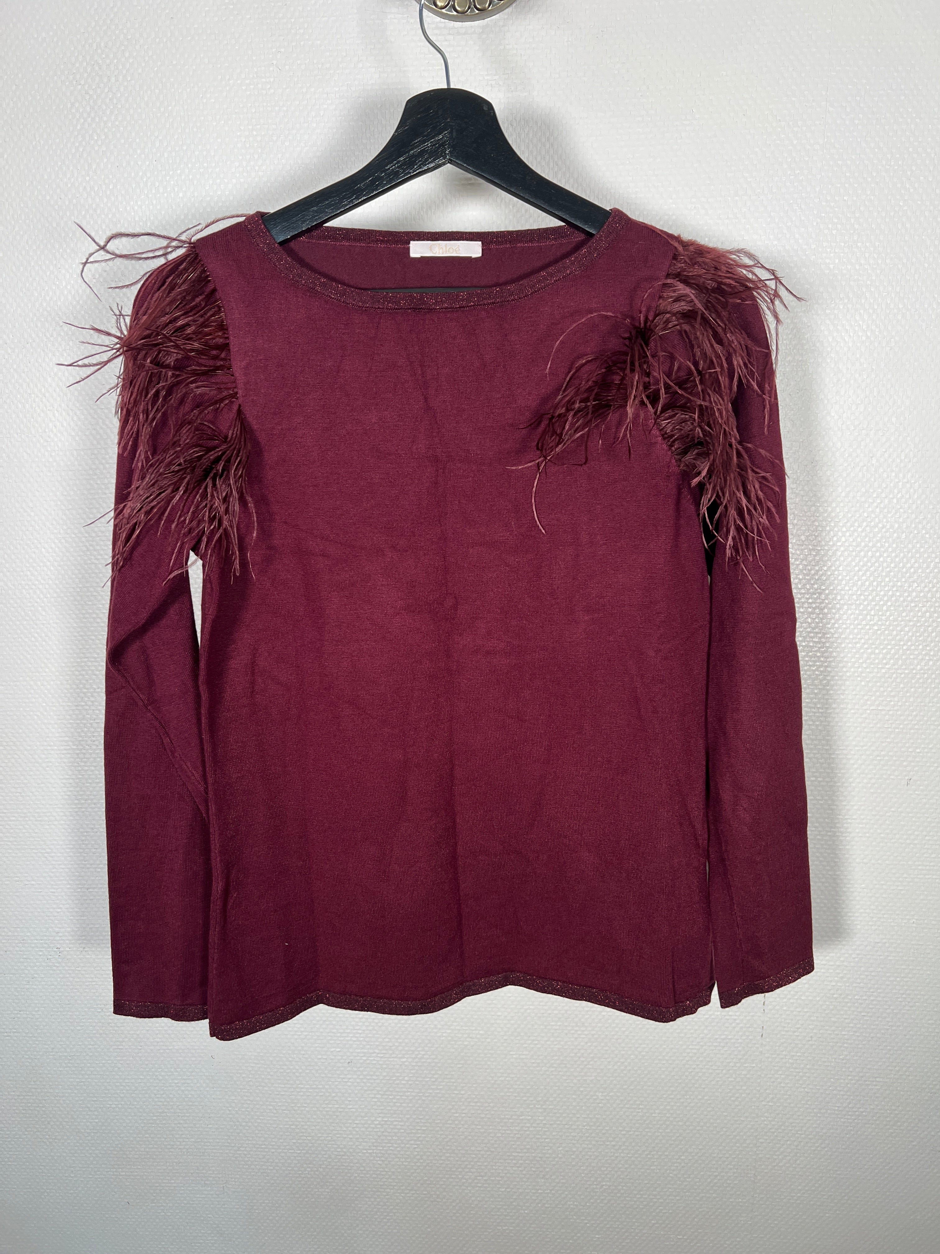 Chloé Feather Pullover