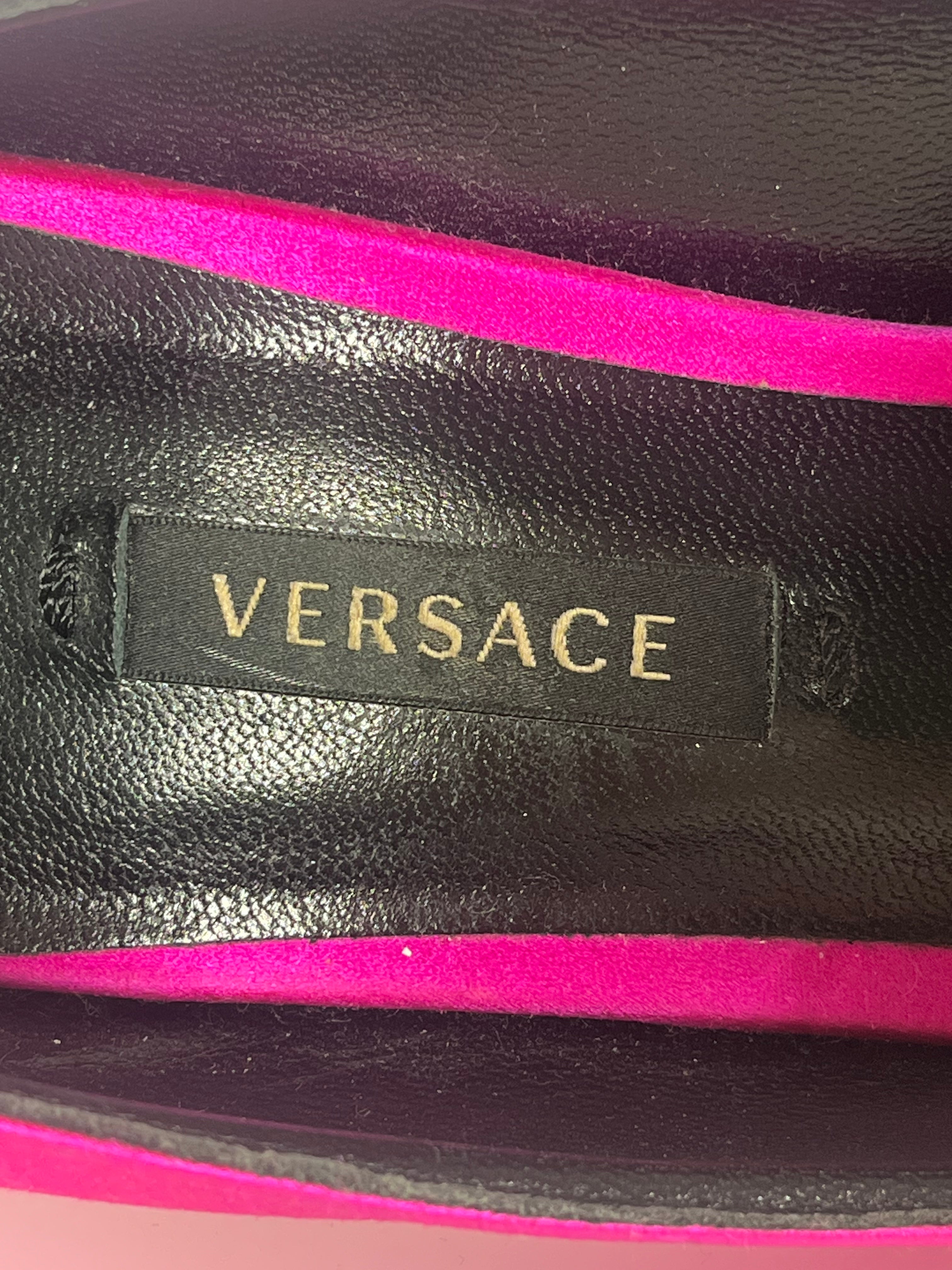 Versace Satin Pumps