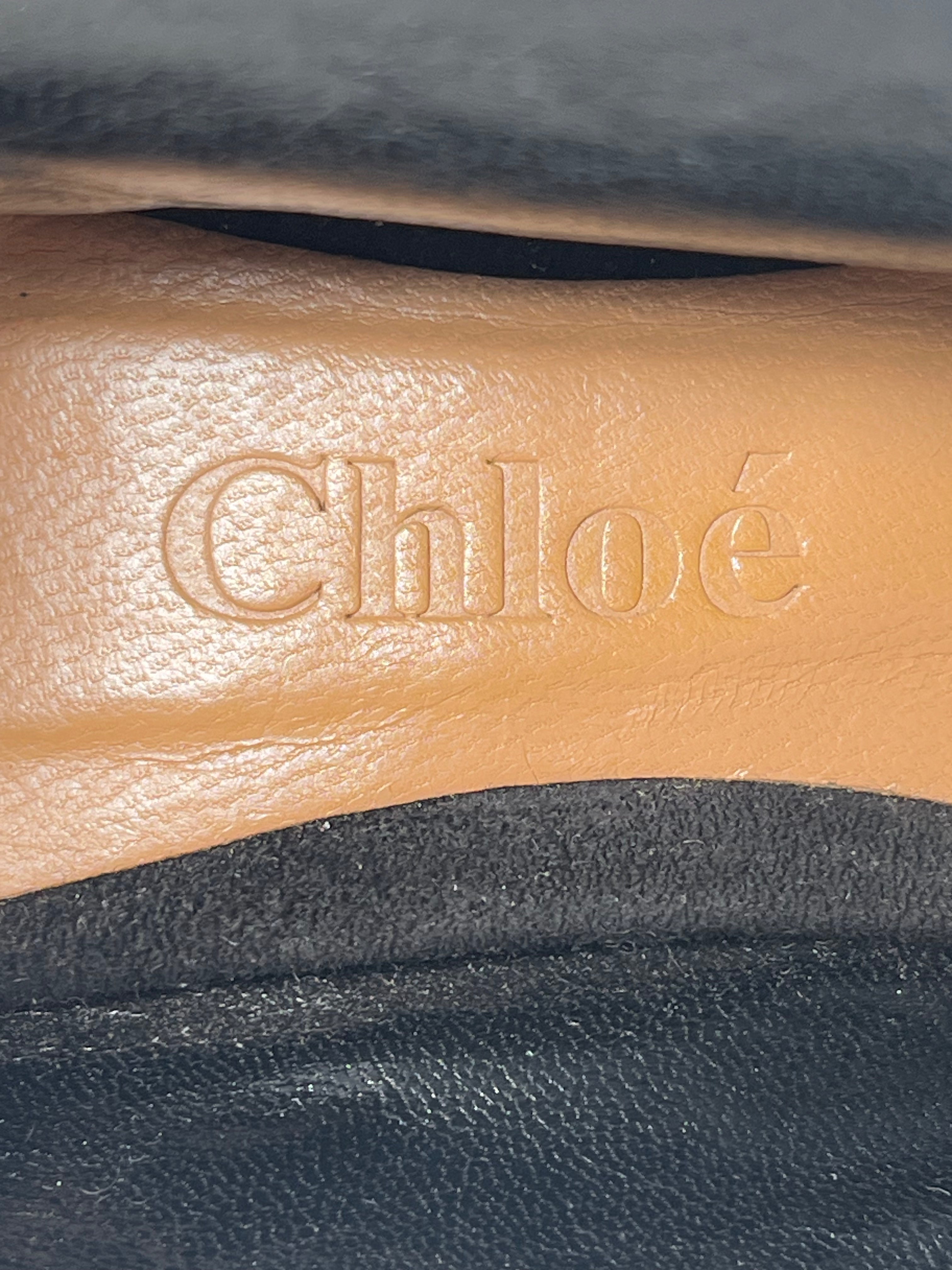 Chloé Python Heels