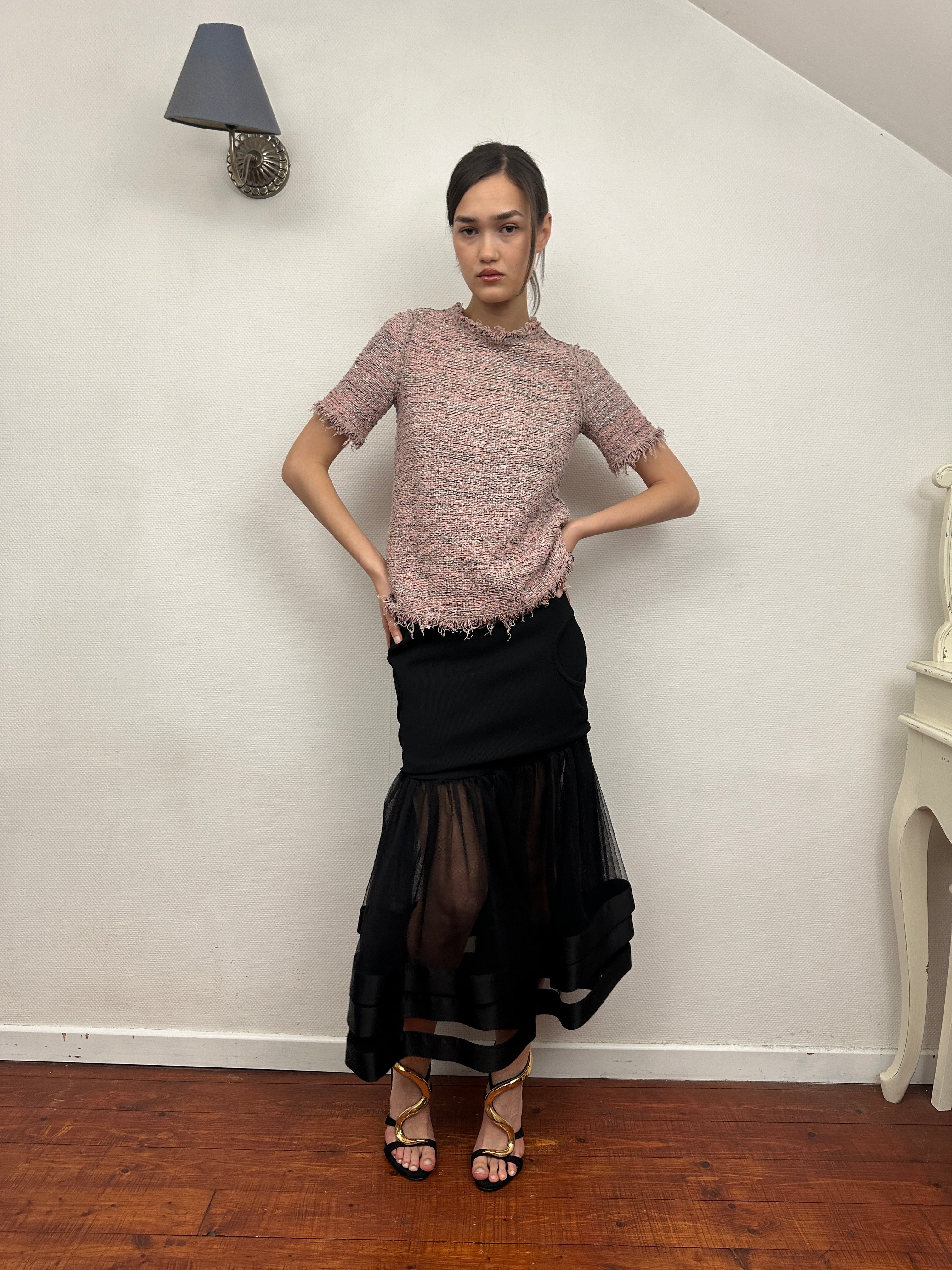 Balenciaga Tweed Top