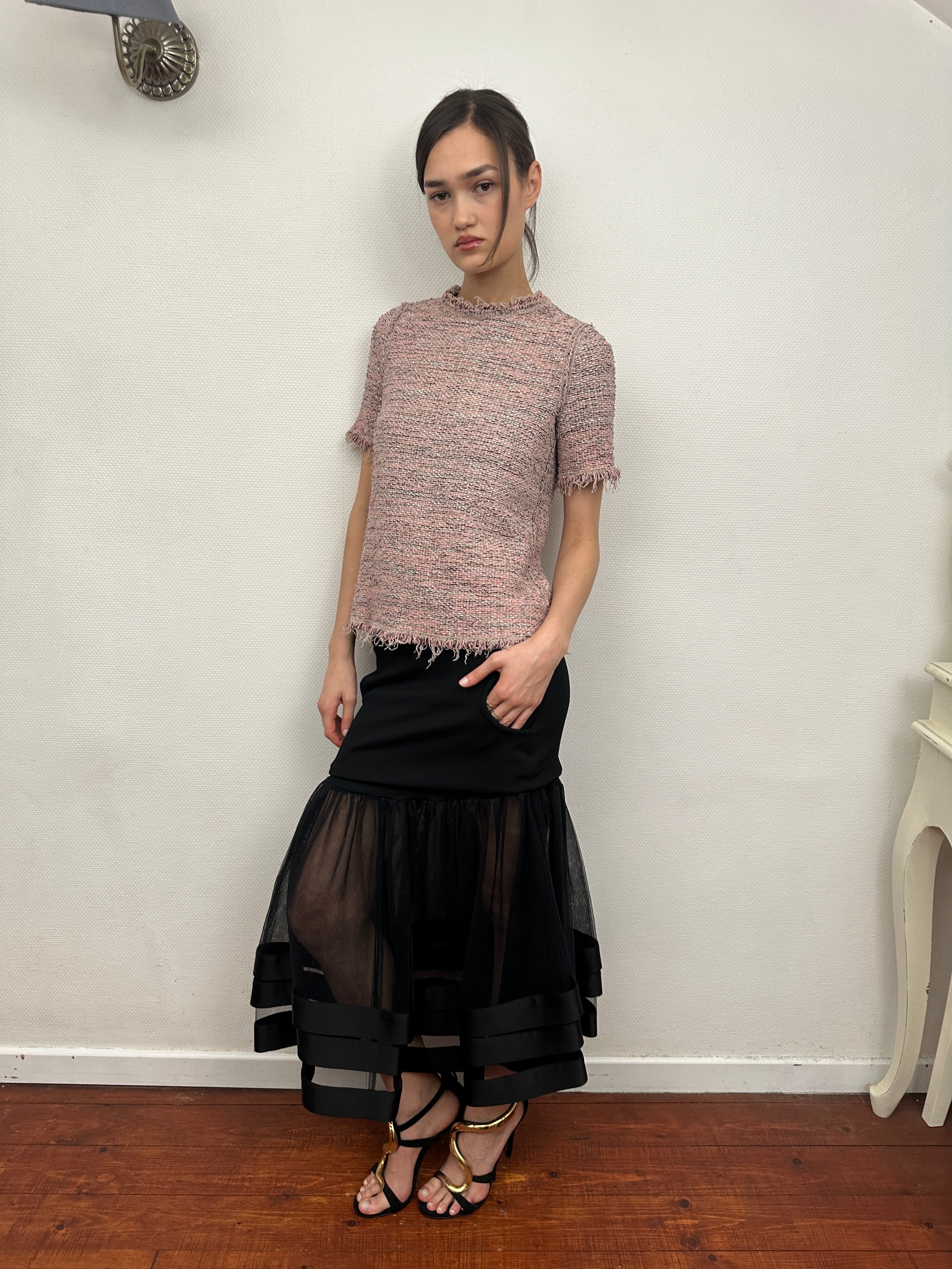 Balenciaga Tweed Top