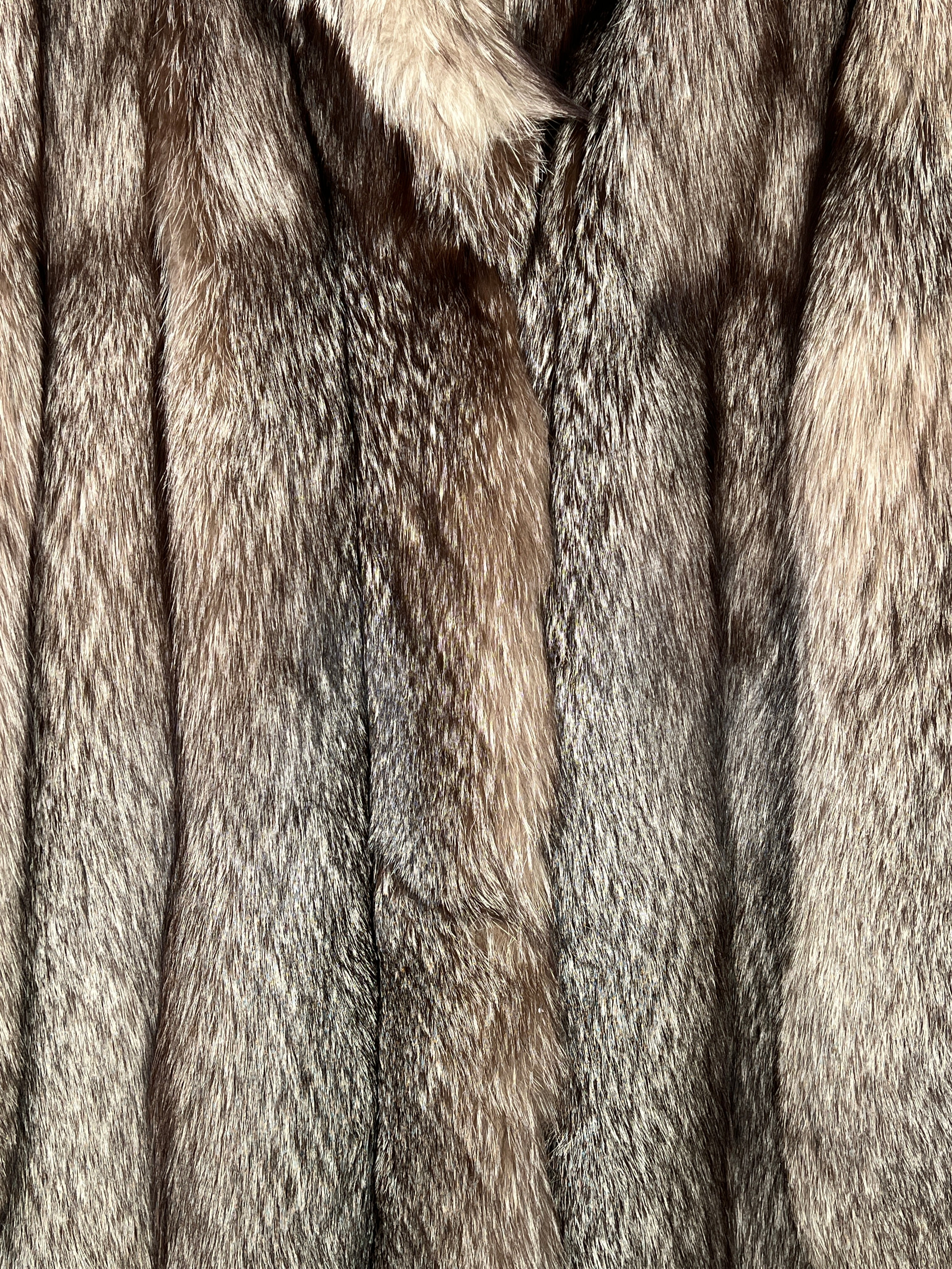 100% Real Silver Fox Fur