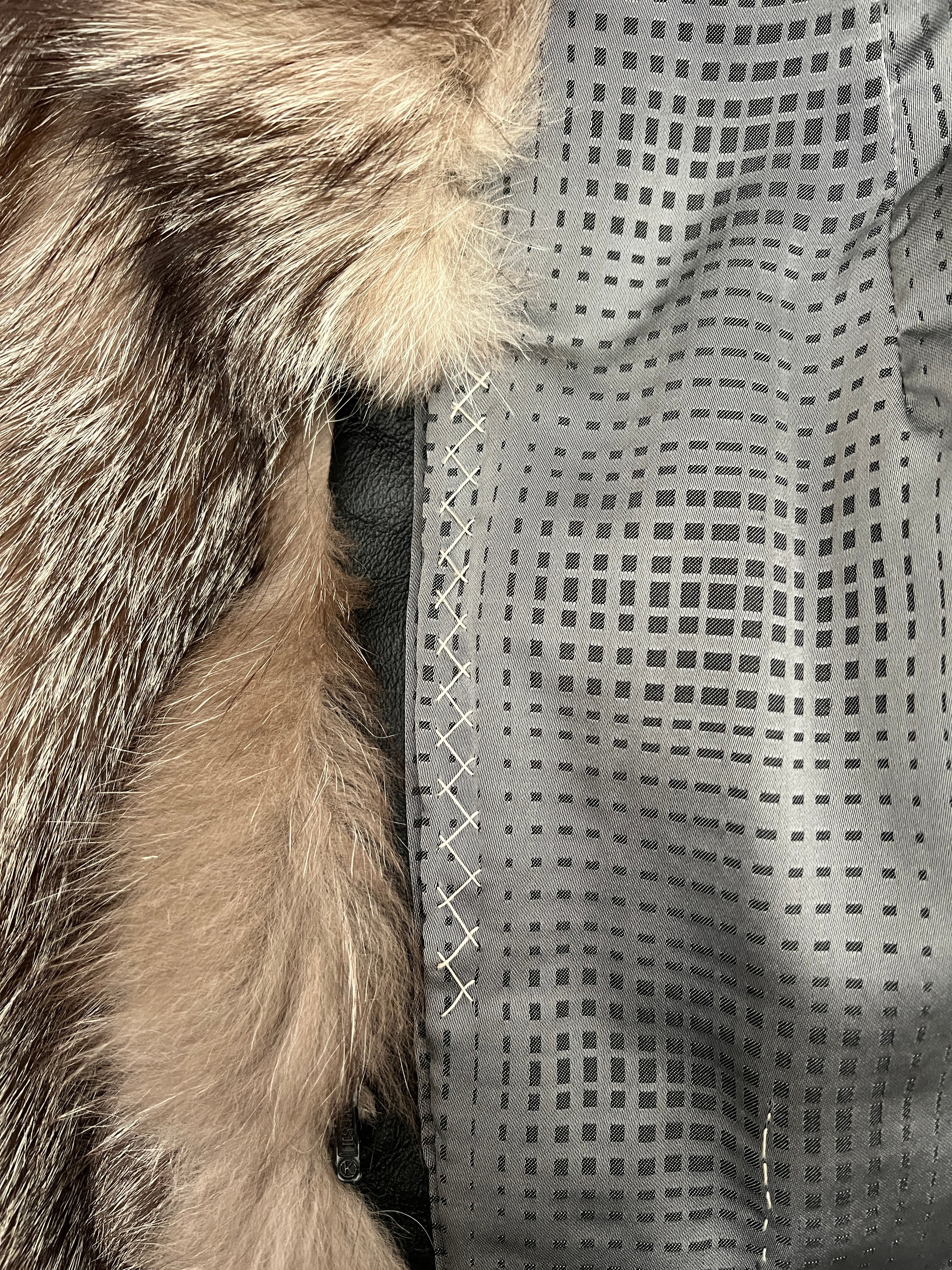 100% Real Silver Fox Fur