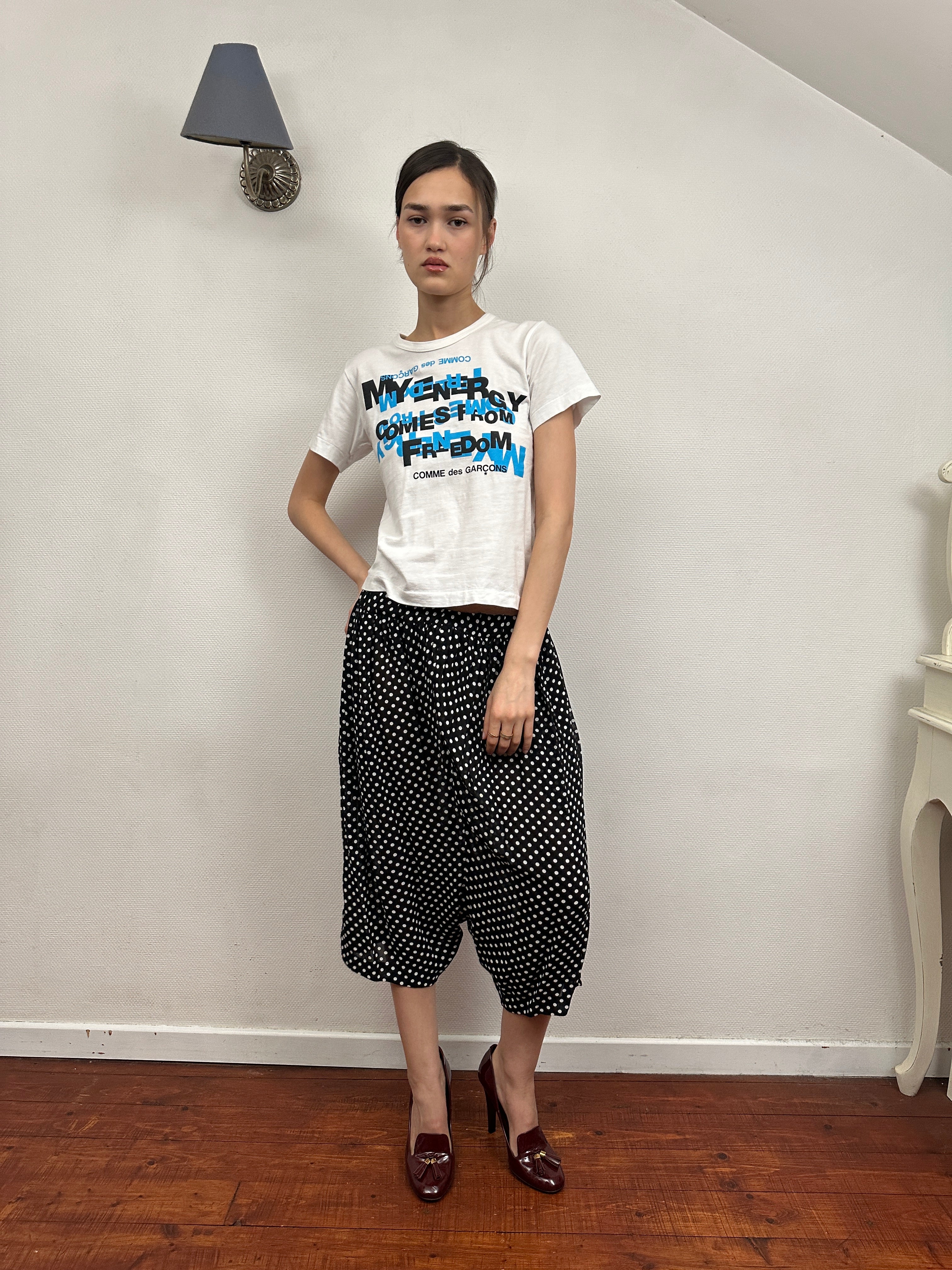 2009 Comme des garçons drop-crotch trousers