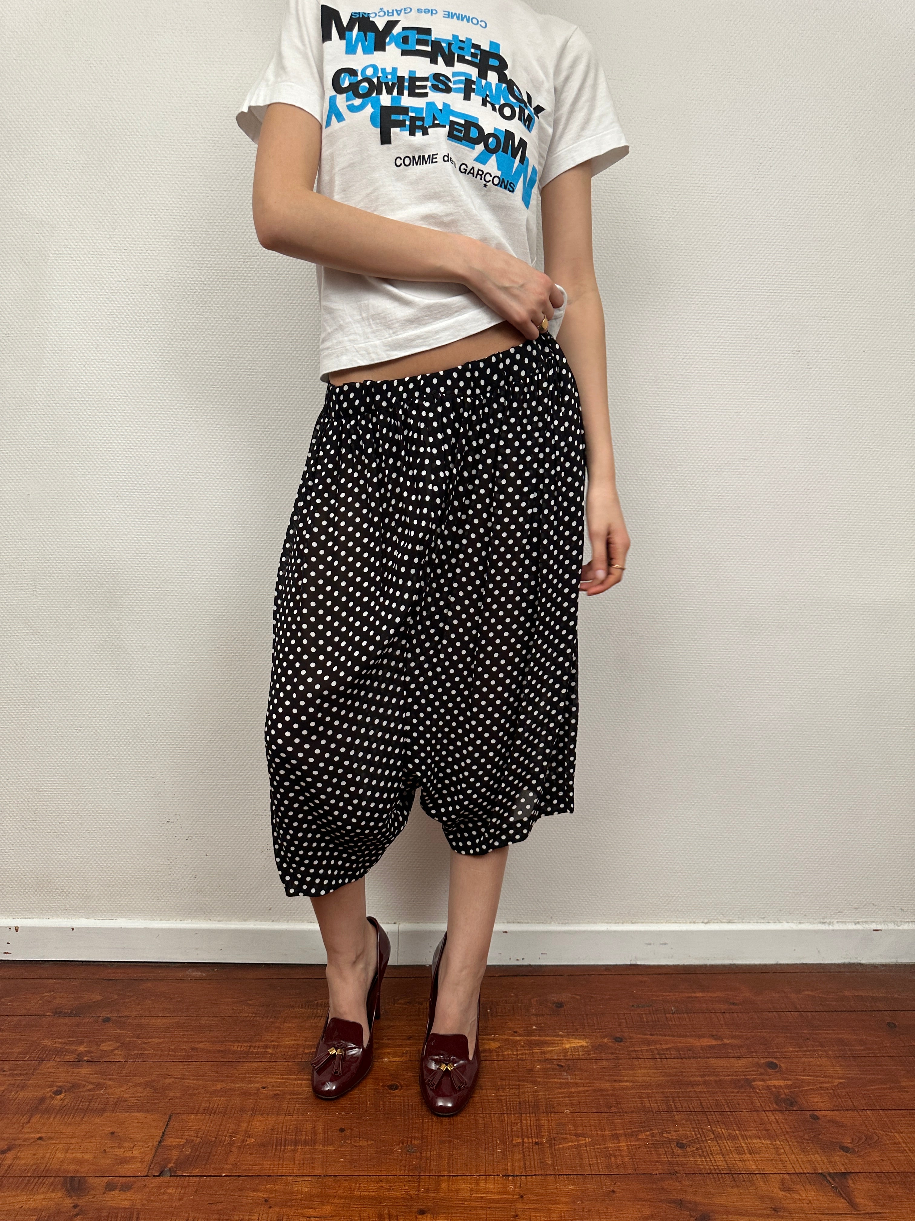 2009 Comme des garçons drop-crotch trousers