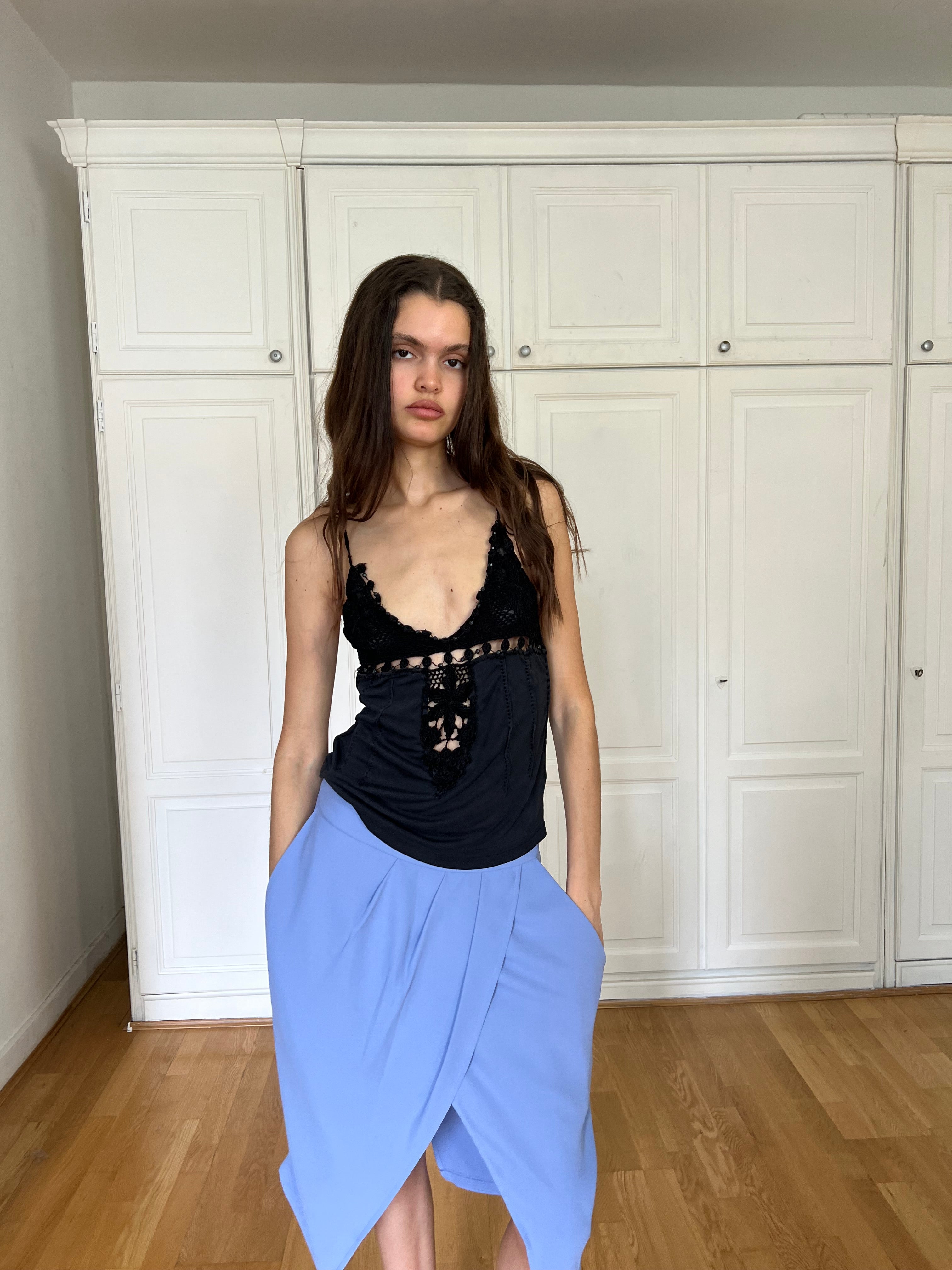 Roberto Cavalli Crochet Top