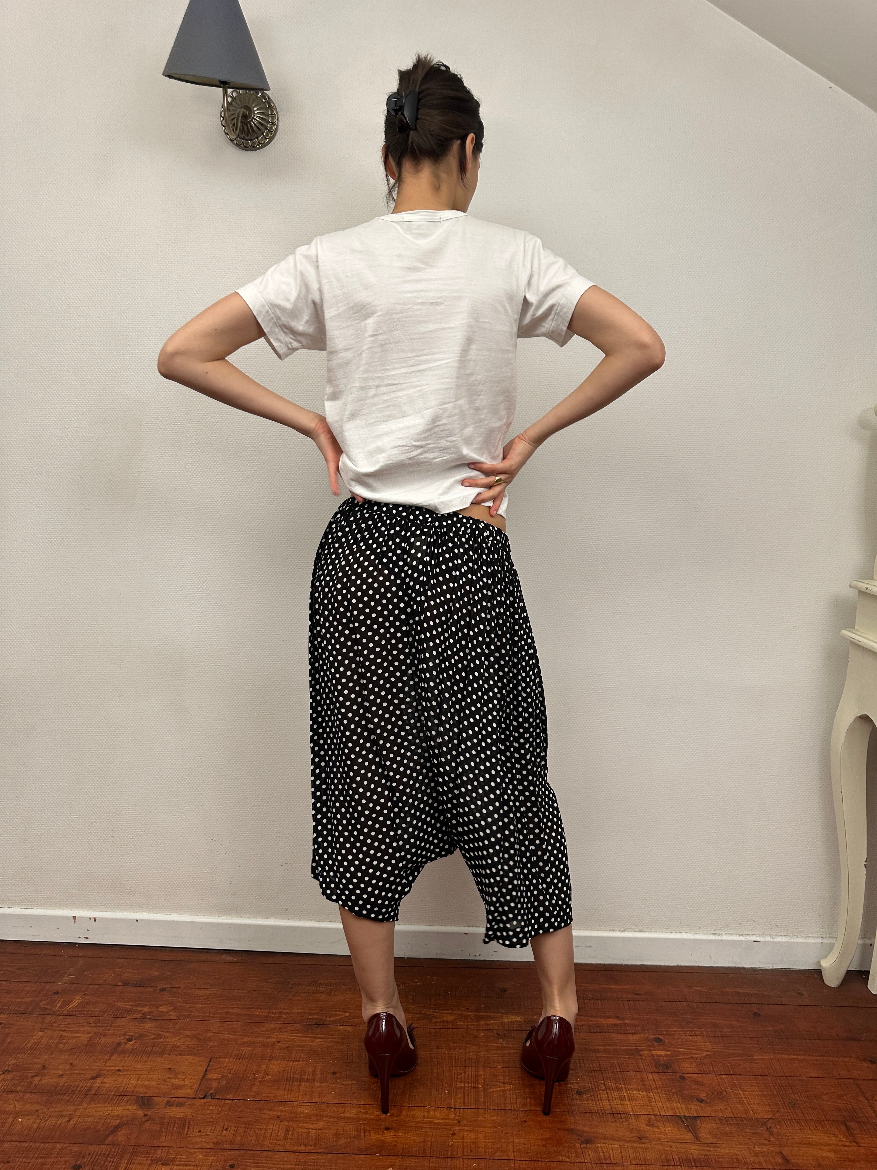 2009 Comme des garçons drop-crotch trousers