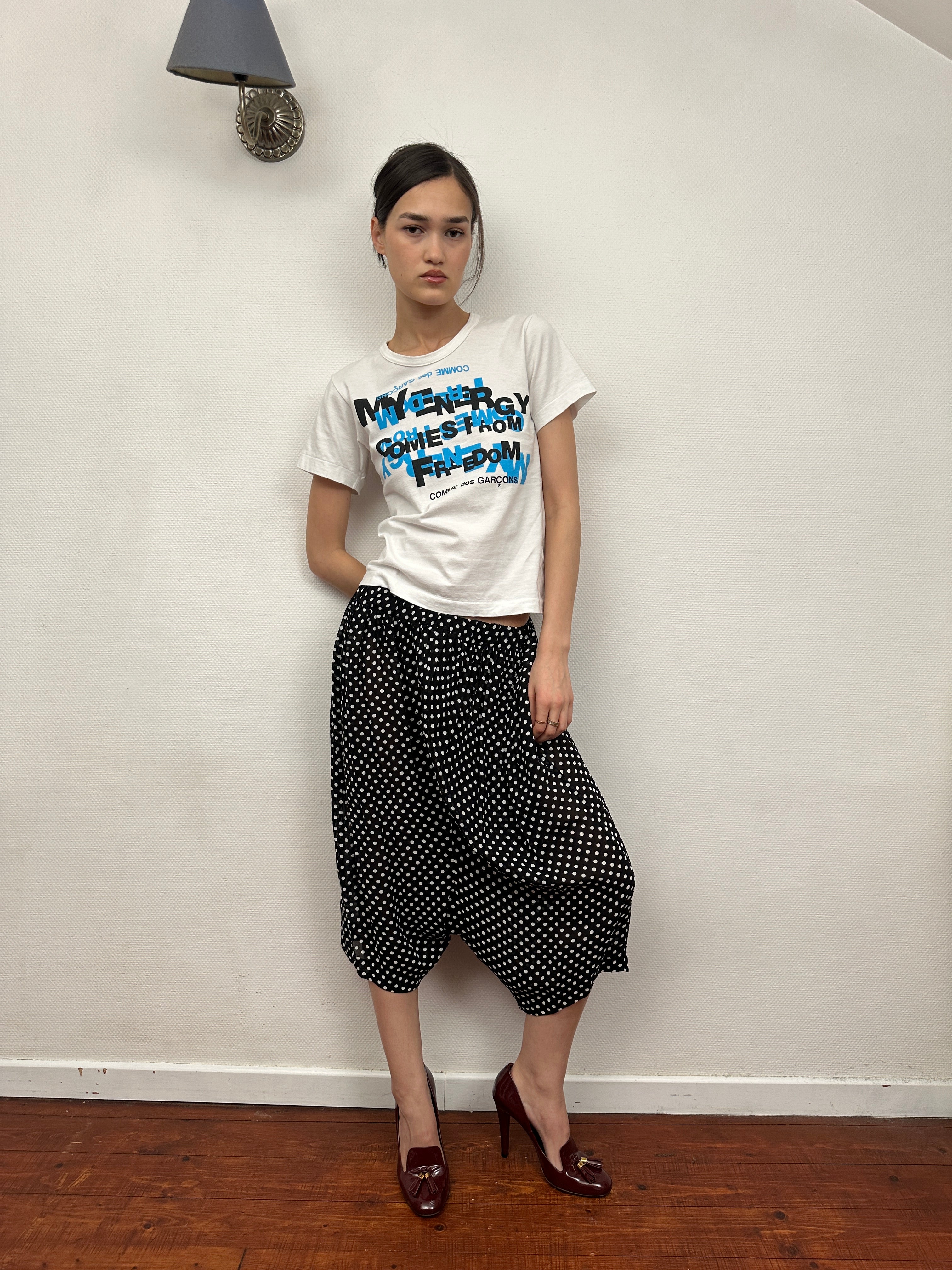 2009 Comme des garçons drop-crotch trousers