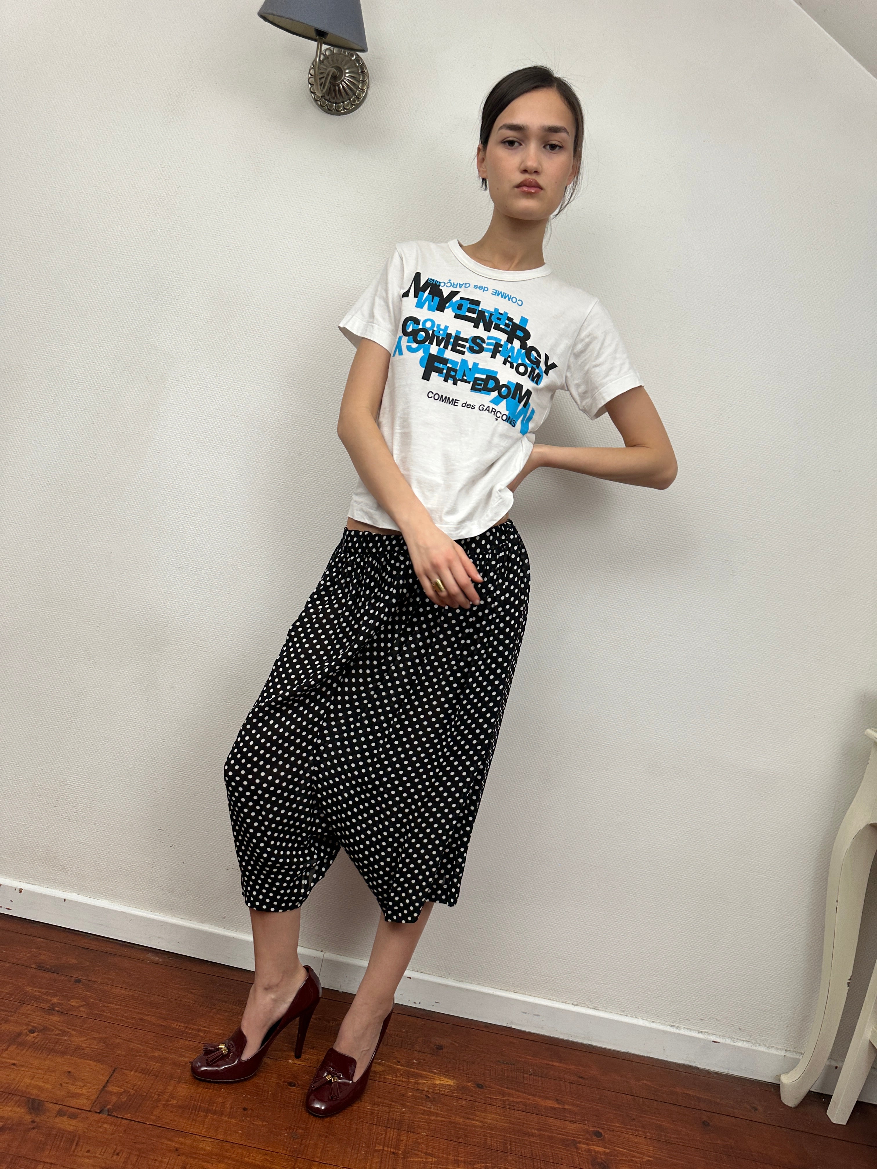 2009 Comme des garçons drop-crotch trousers