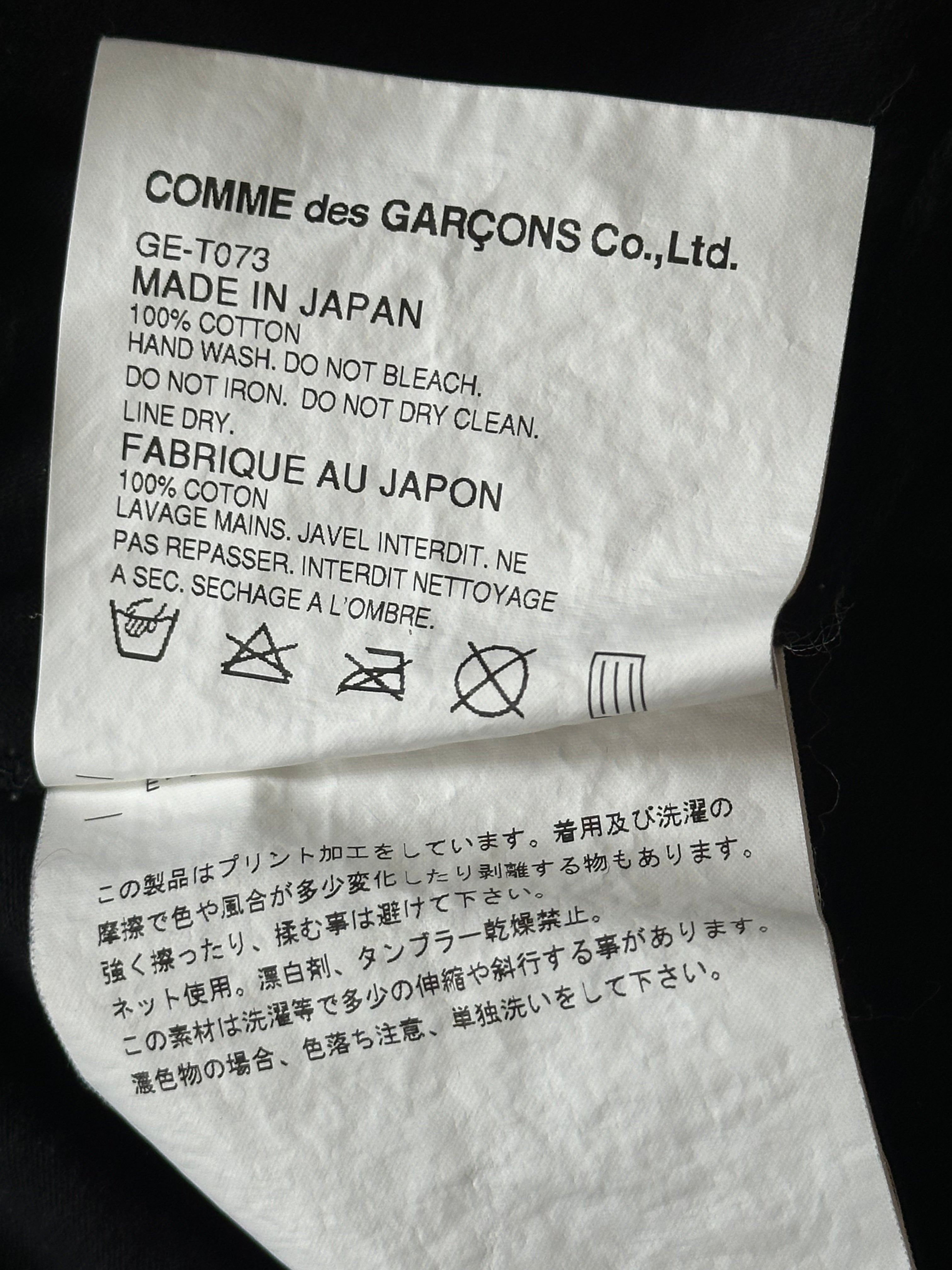 T-shirt Comme des garçons