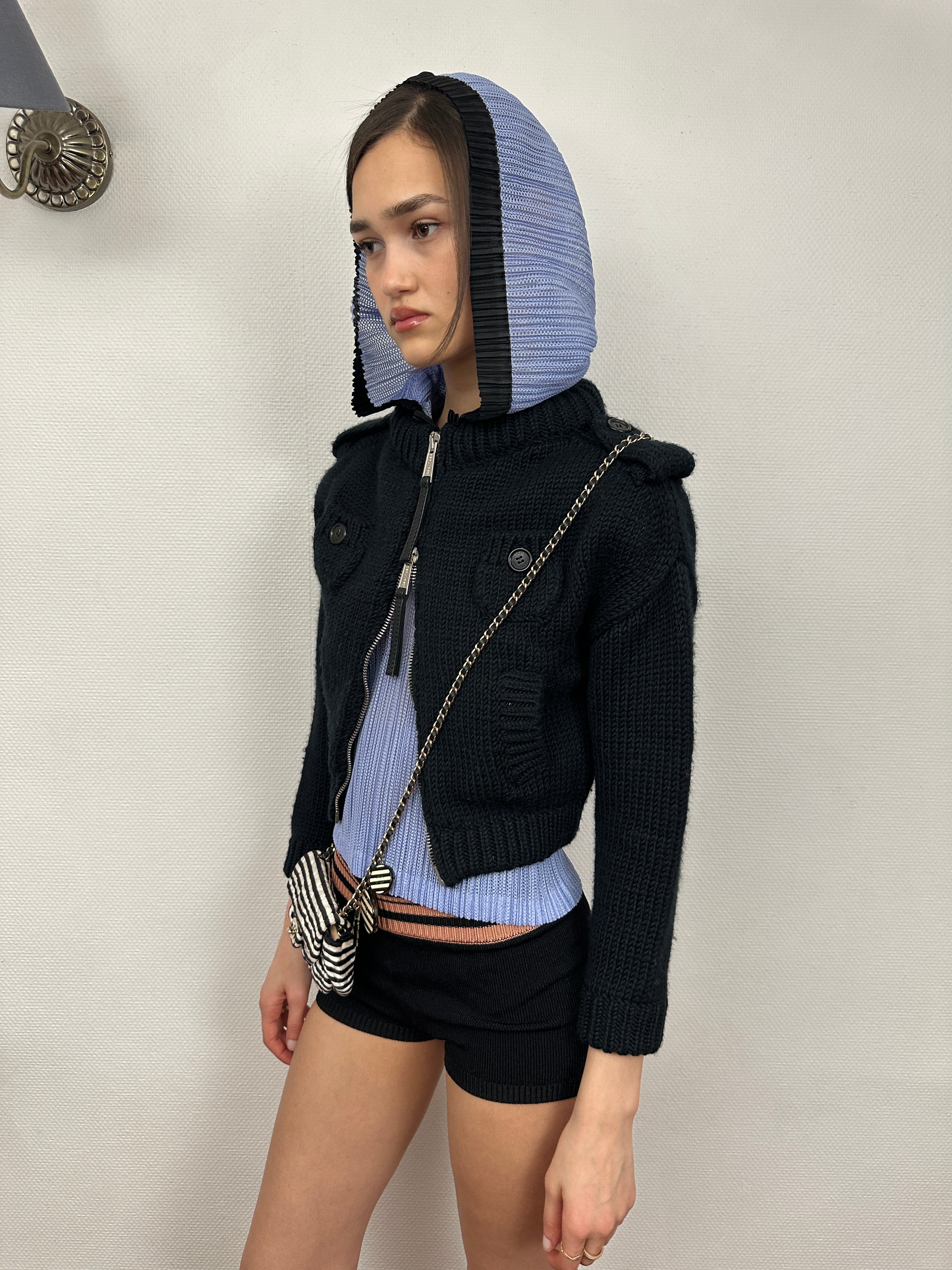 Dsquared2 double zip cardigan