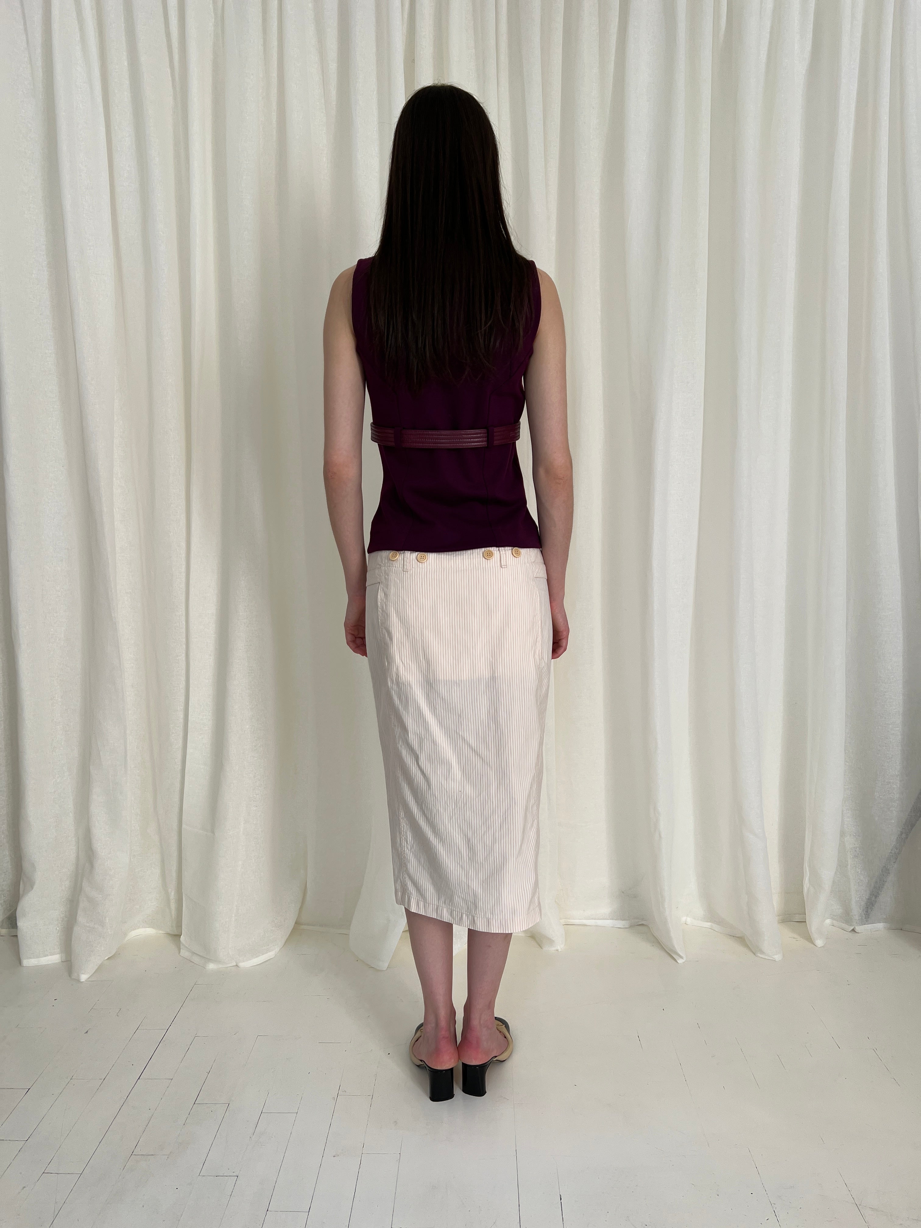 2000s Prada skirt