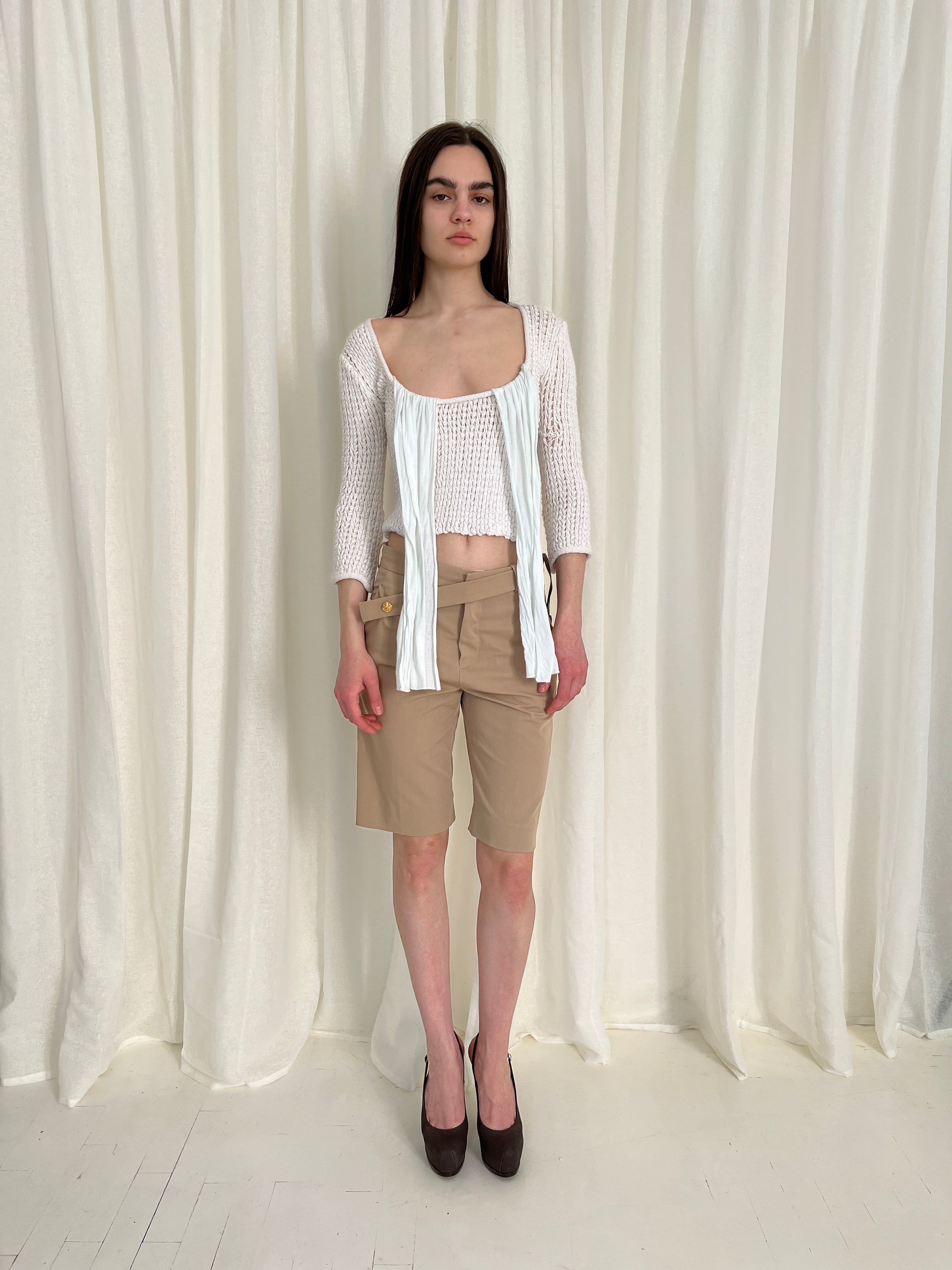 Armani crochet top