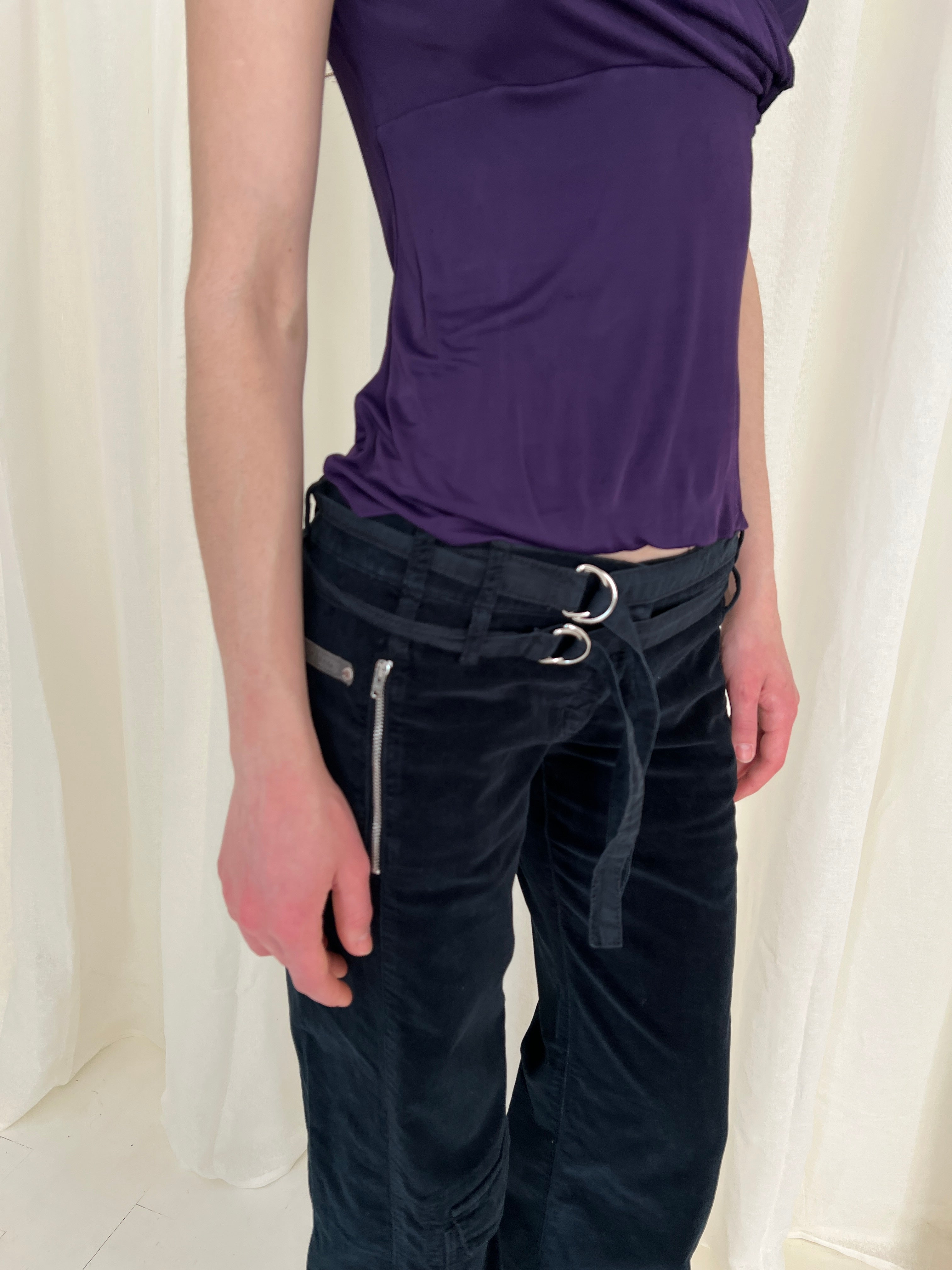 Sportmax velvet trousers