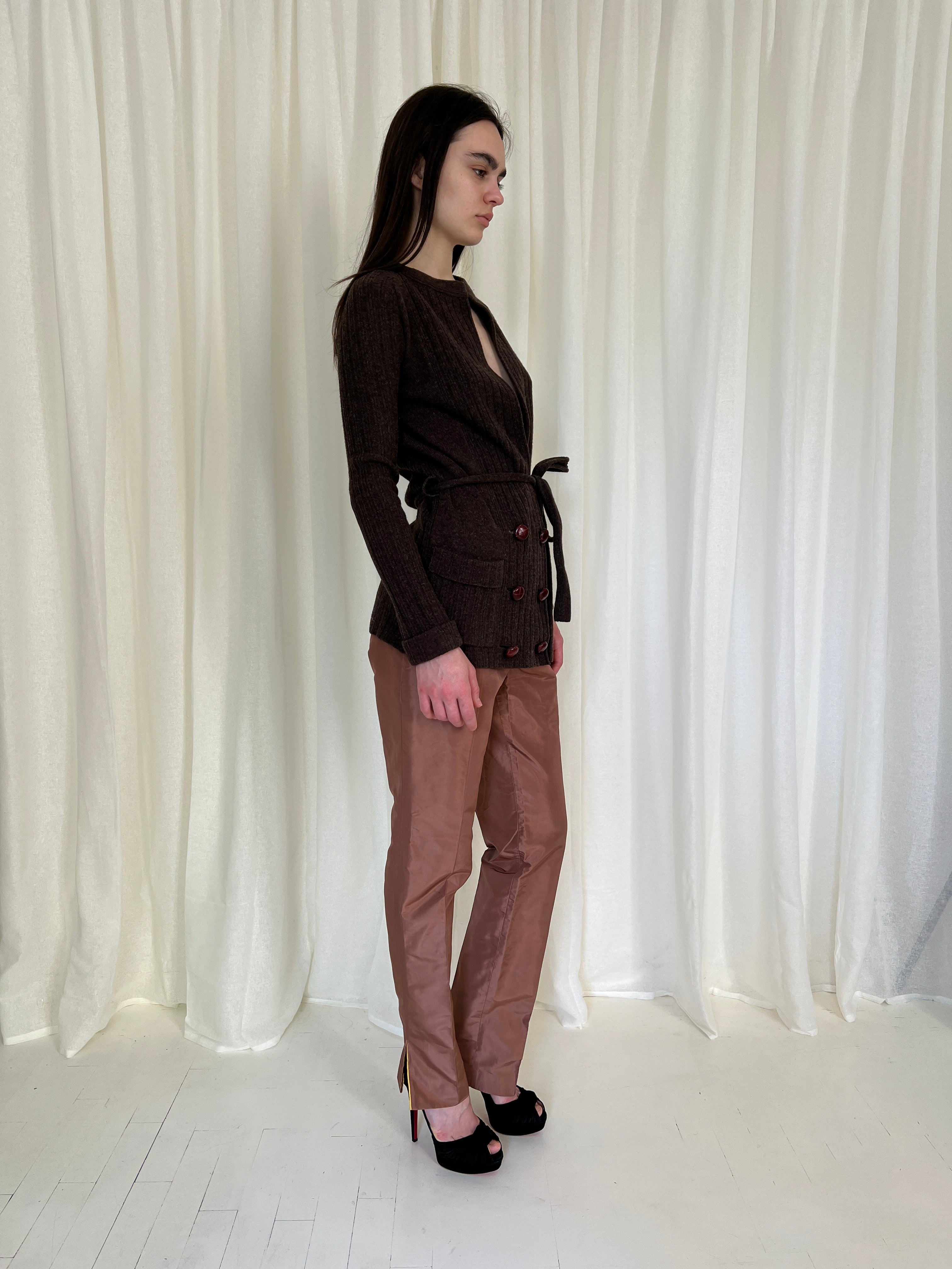 SS05 Gucci Facchinetti Silk Trousers