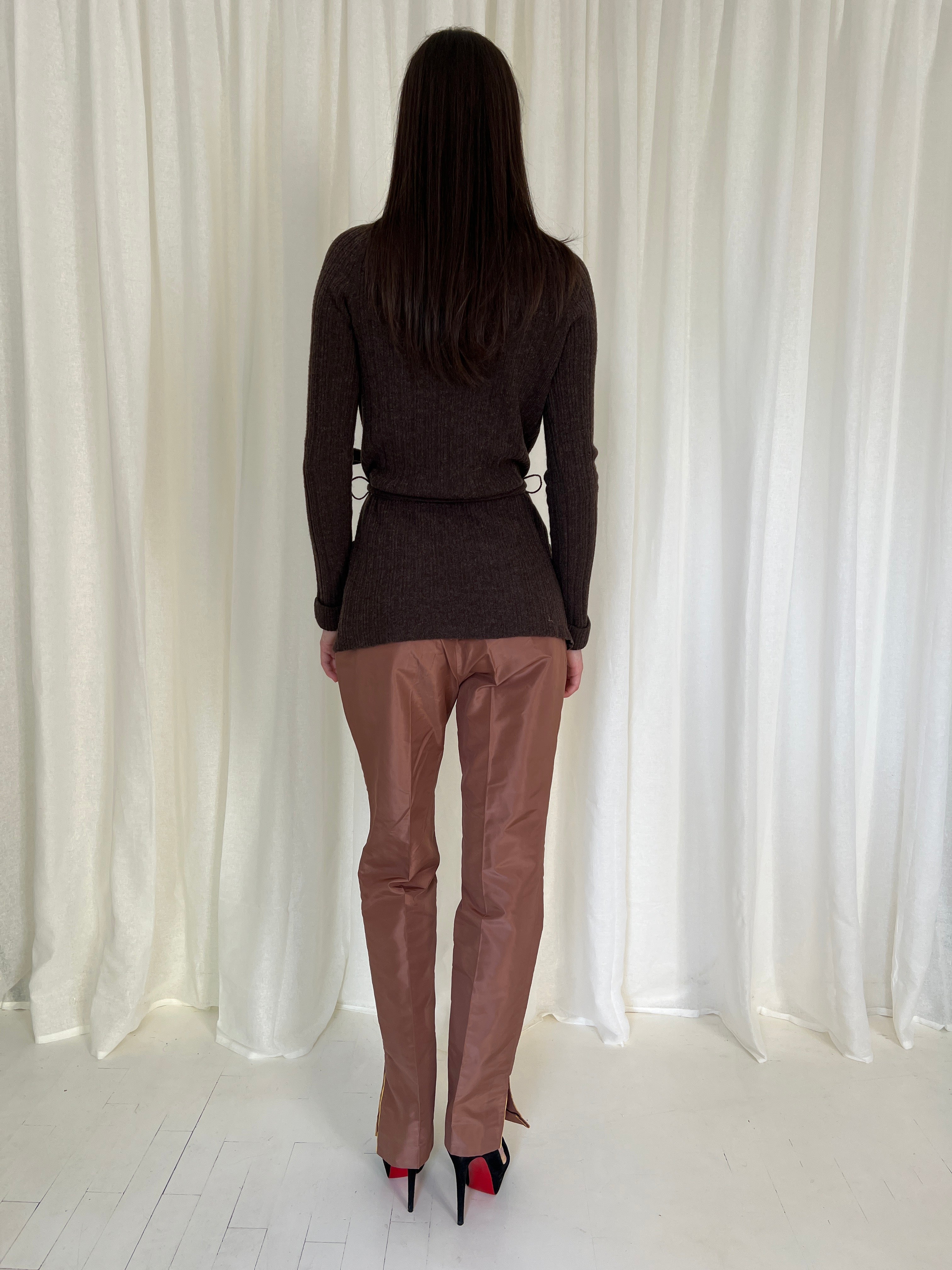 SS05 Gucci Facchinetti Silk Trousers
