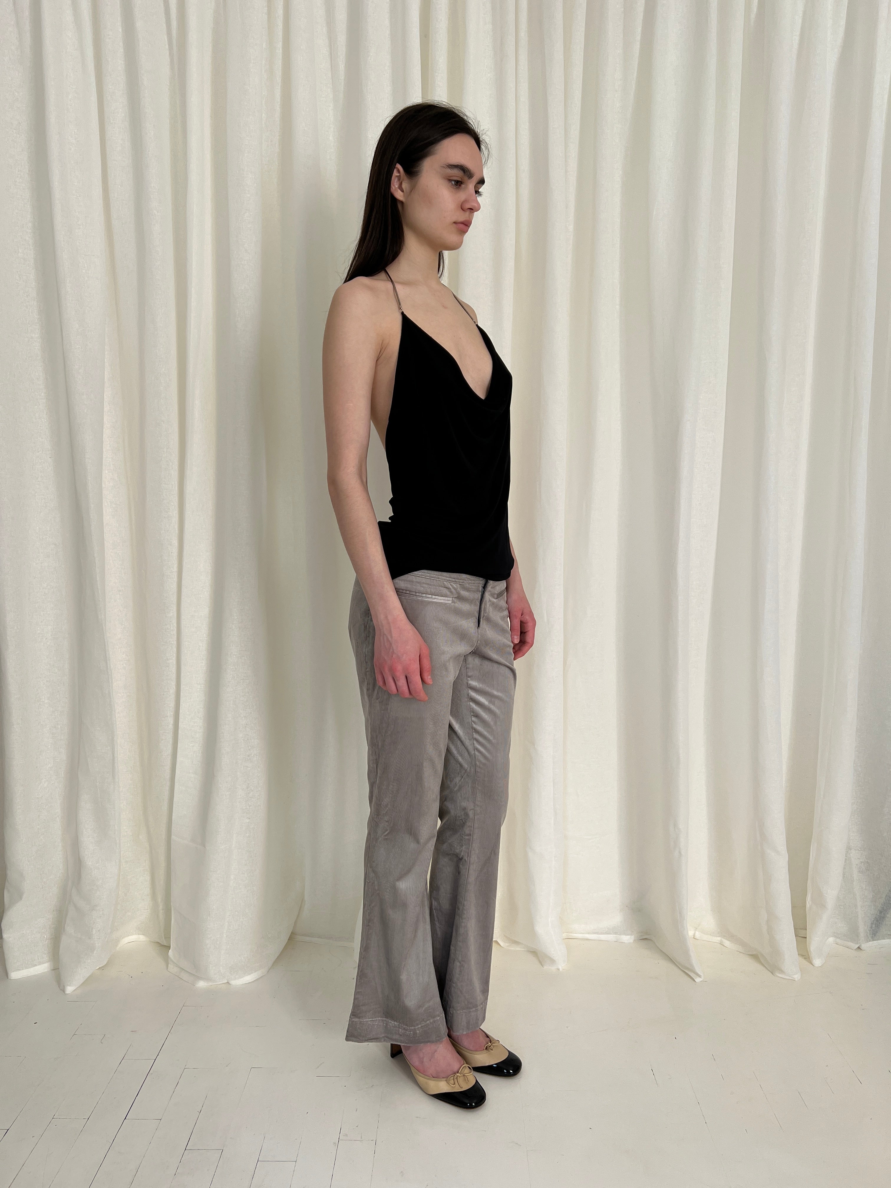 2005 Gucci Facchinetti Velvet Trousers