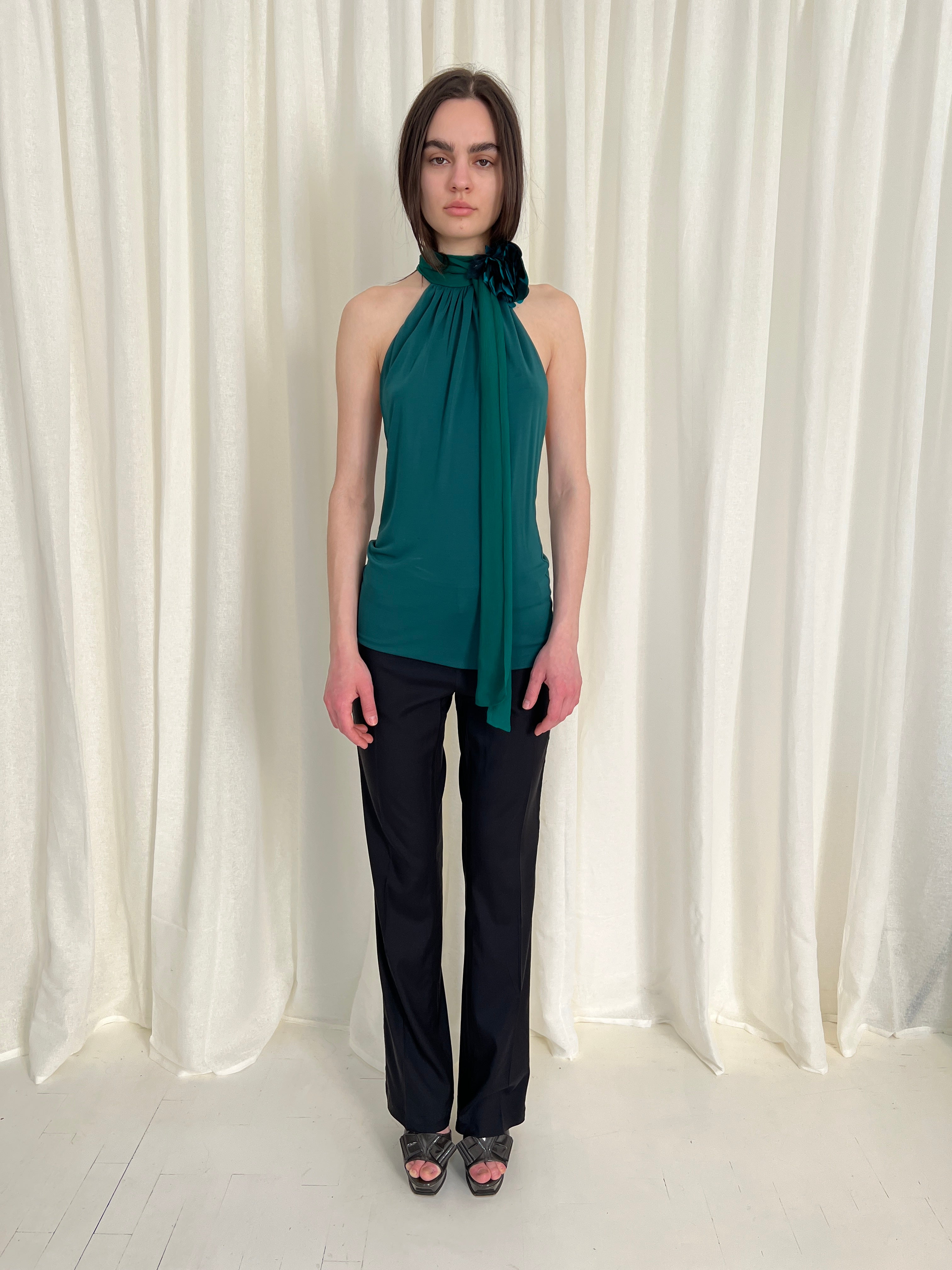 FW11 Gucci Silk halter top