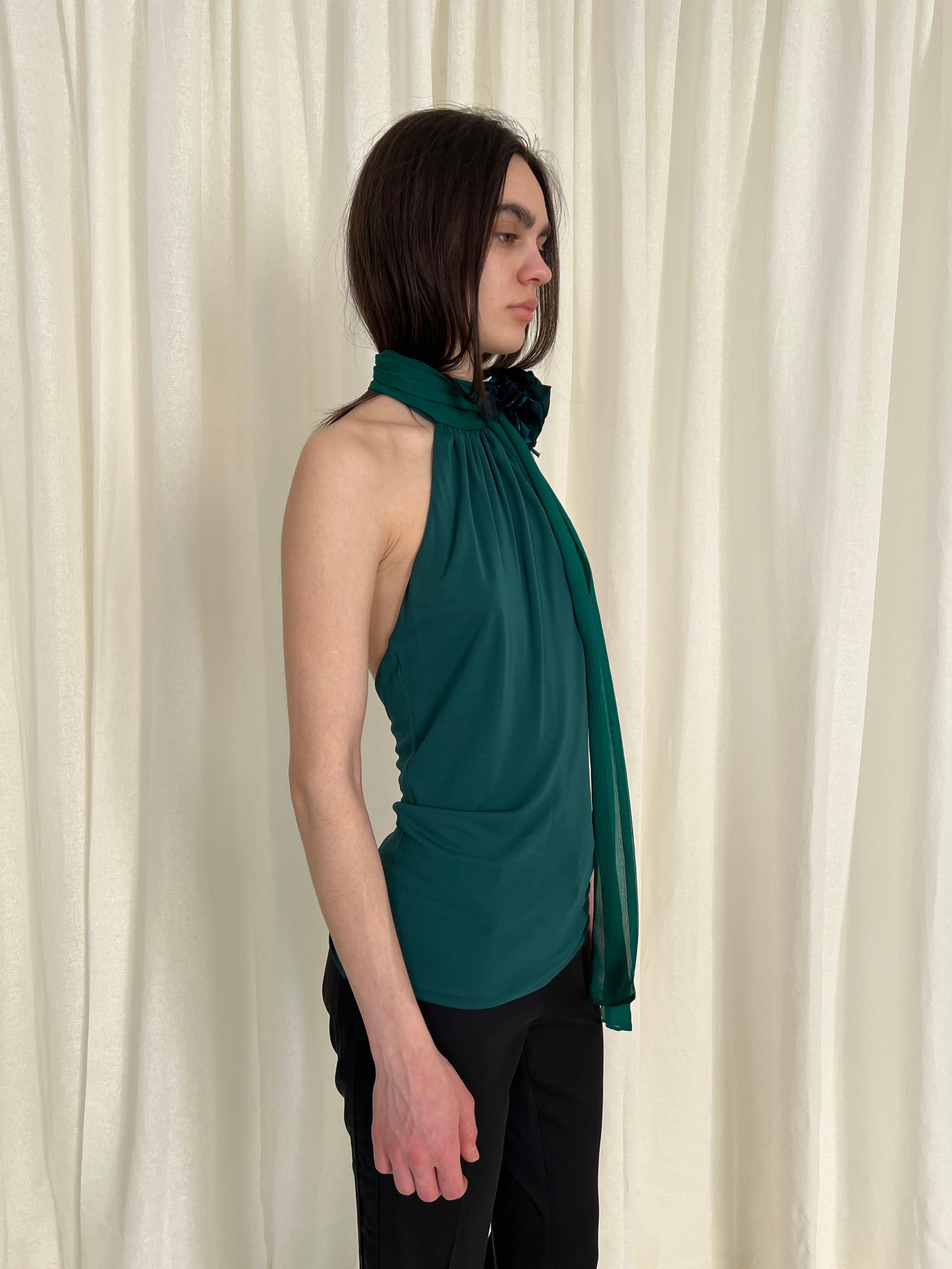 FW11 Gucci Silk halter top