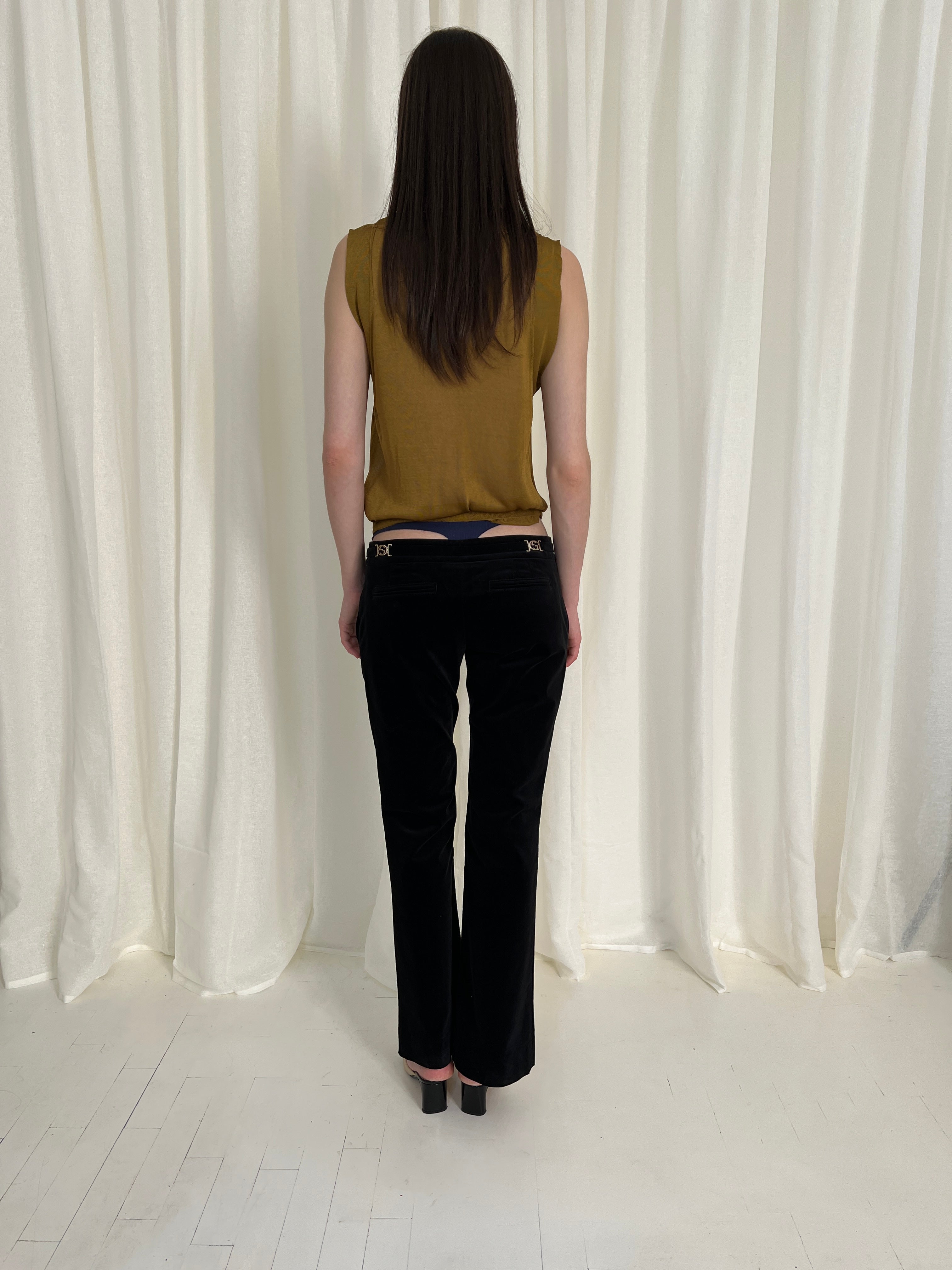 2006 Gucci velvet trousers