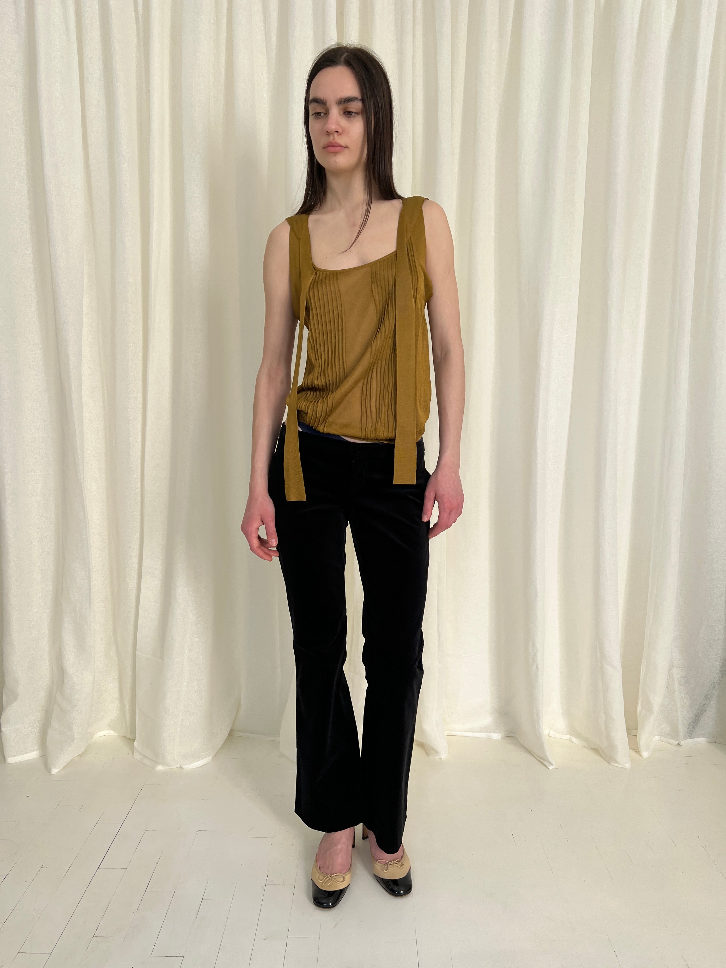 2006 Gucci velvet trousers