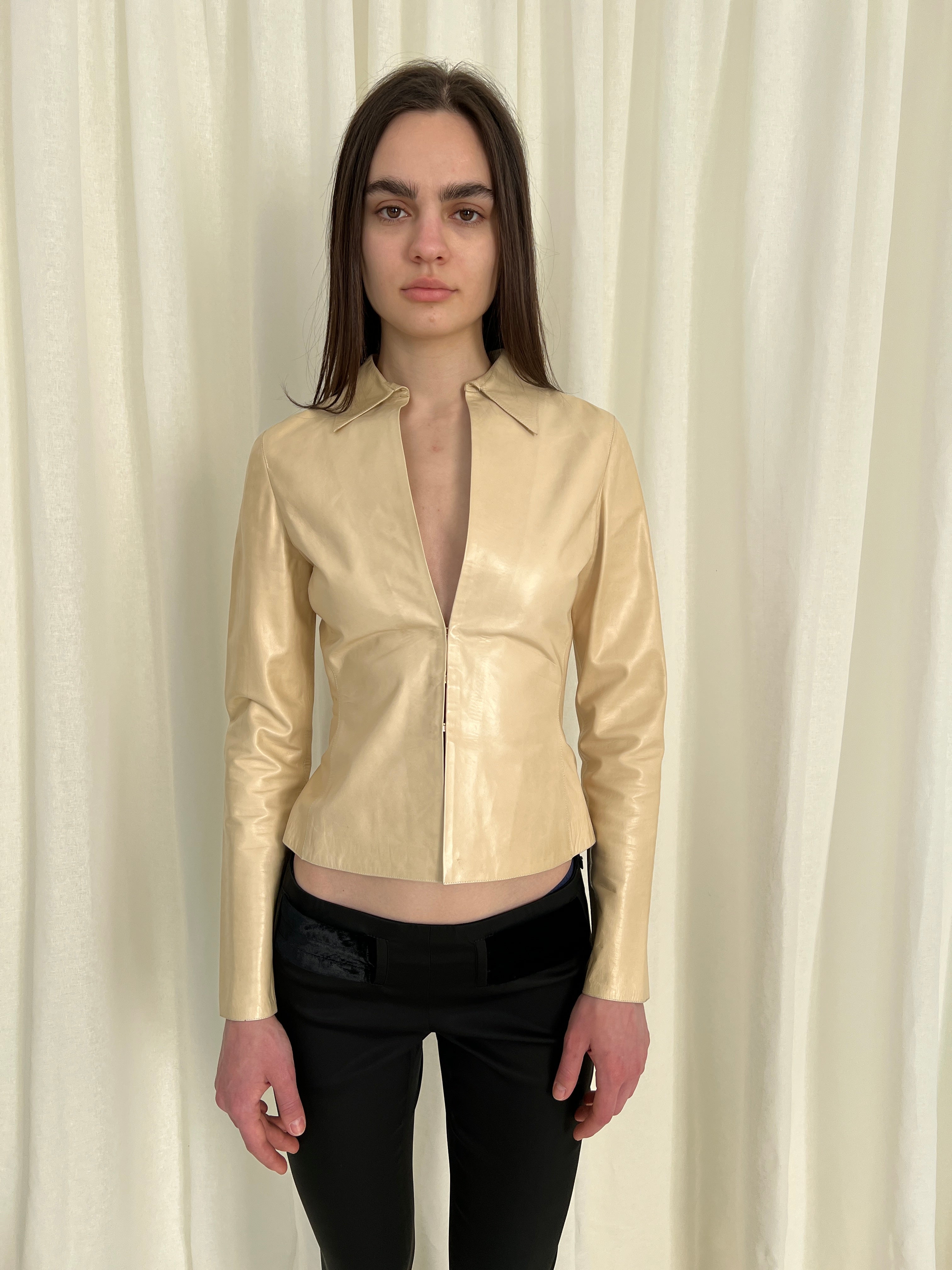 RARE SS99 Gucci Tom Ford Leather Jacket – Glintz