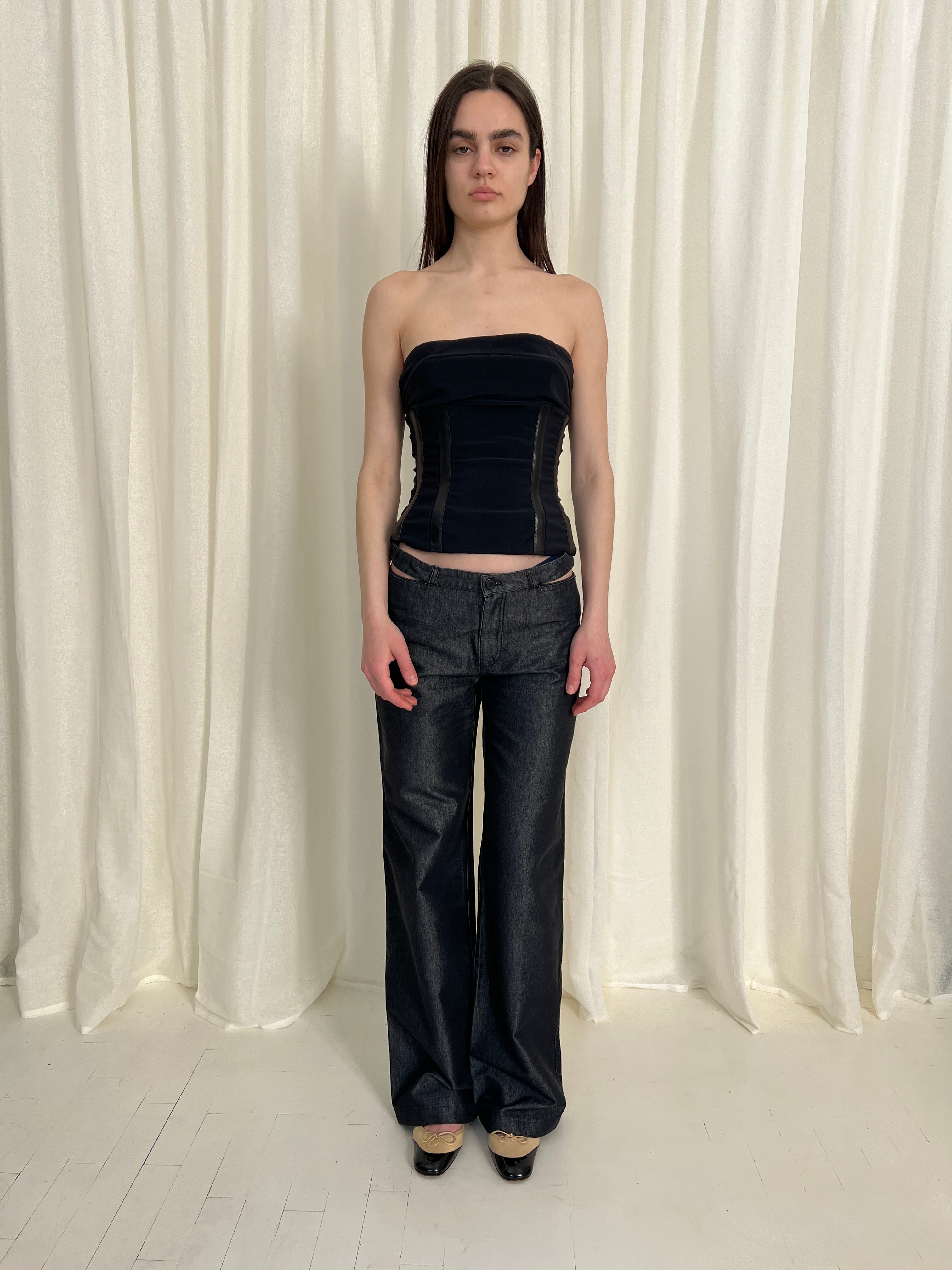 RARE 90s Gucci Tom Ford cut-out jeans