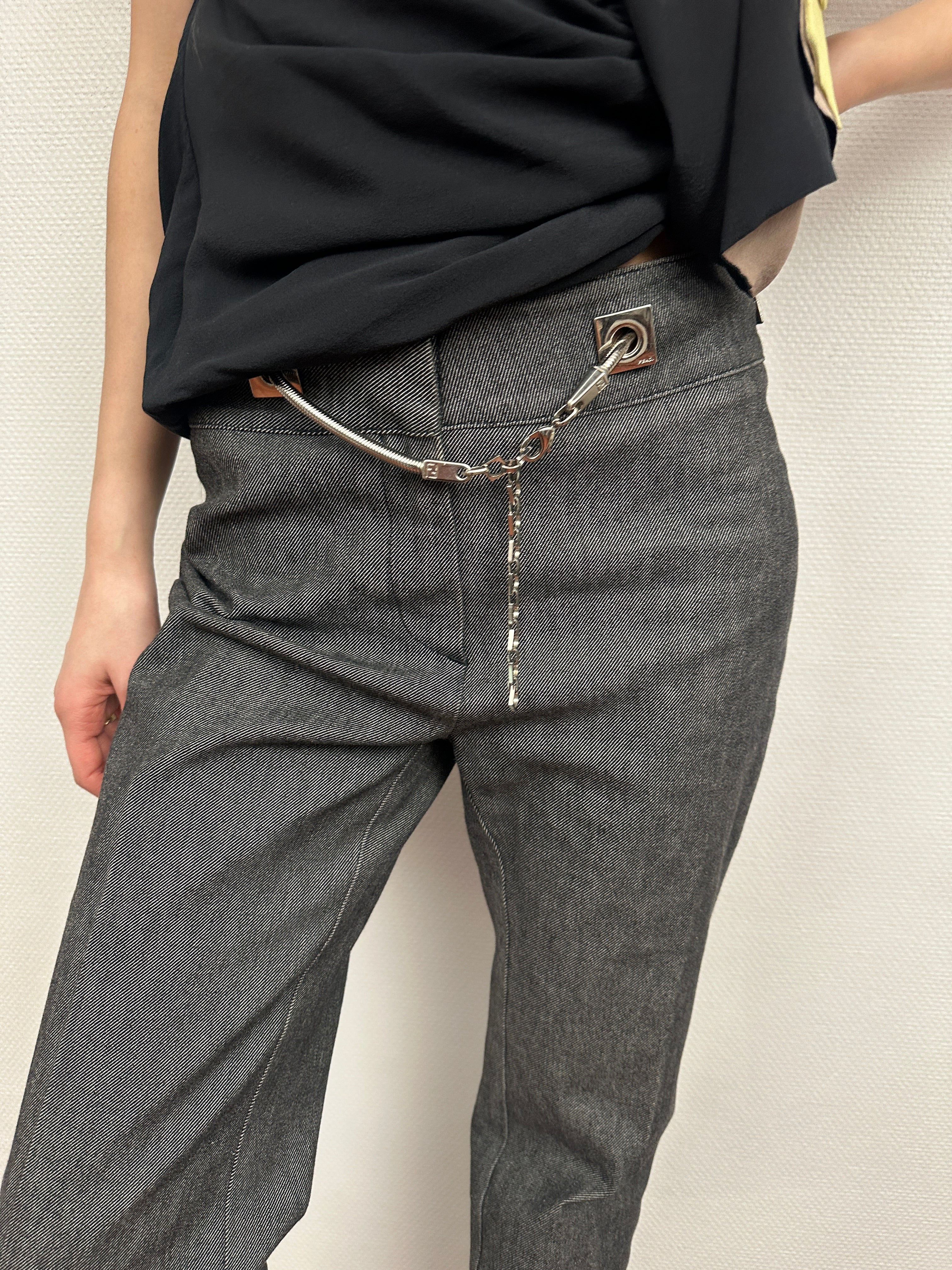 2000s Fendi Denim Trousers