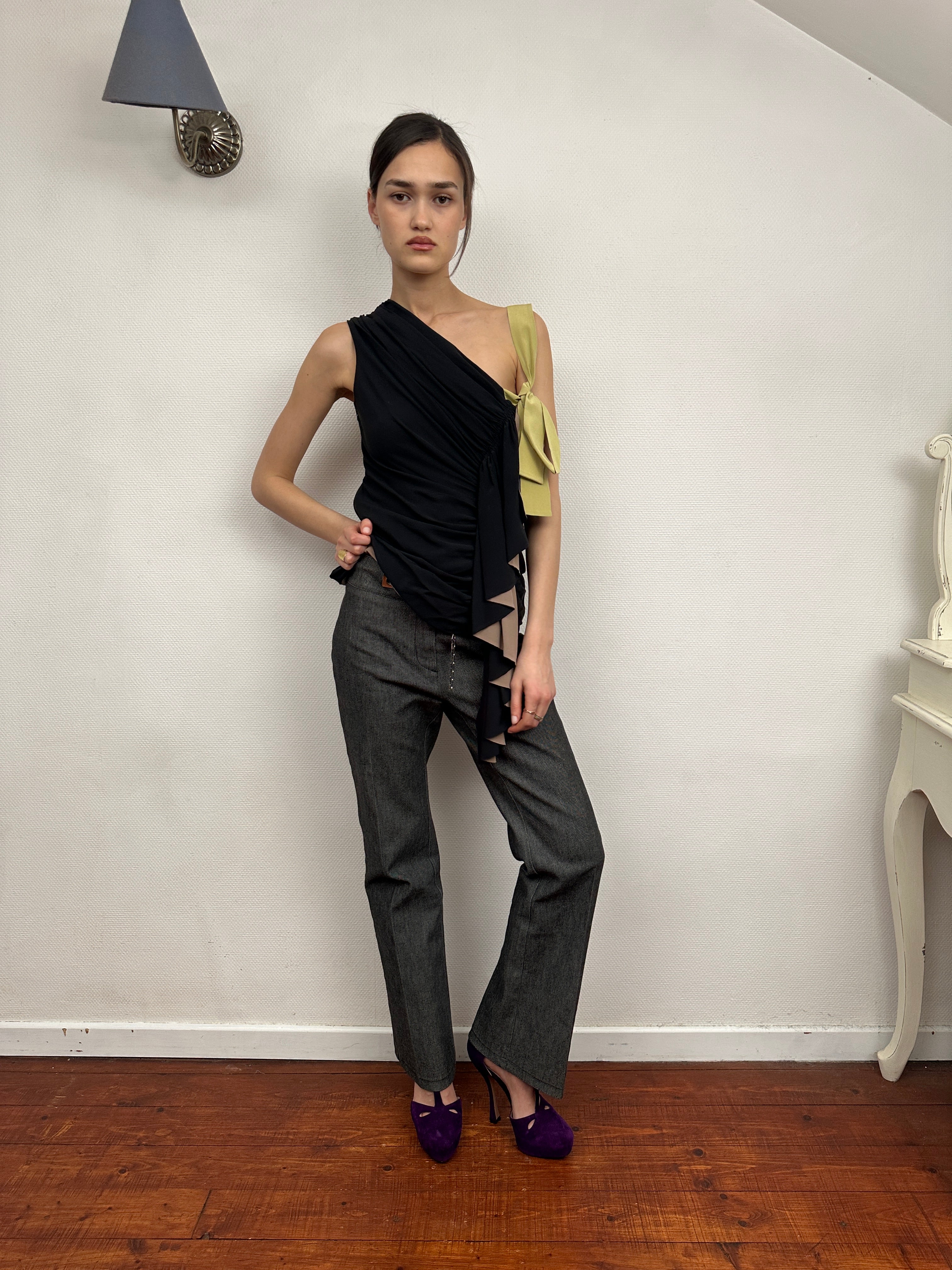 2000s Fendi Denim Trousers
