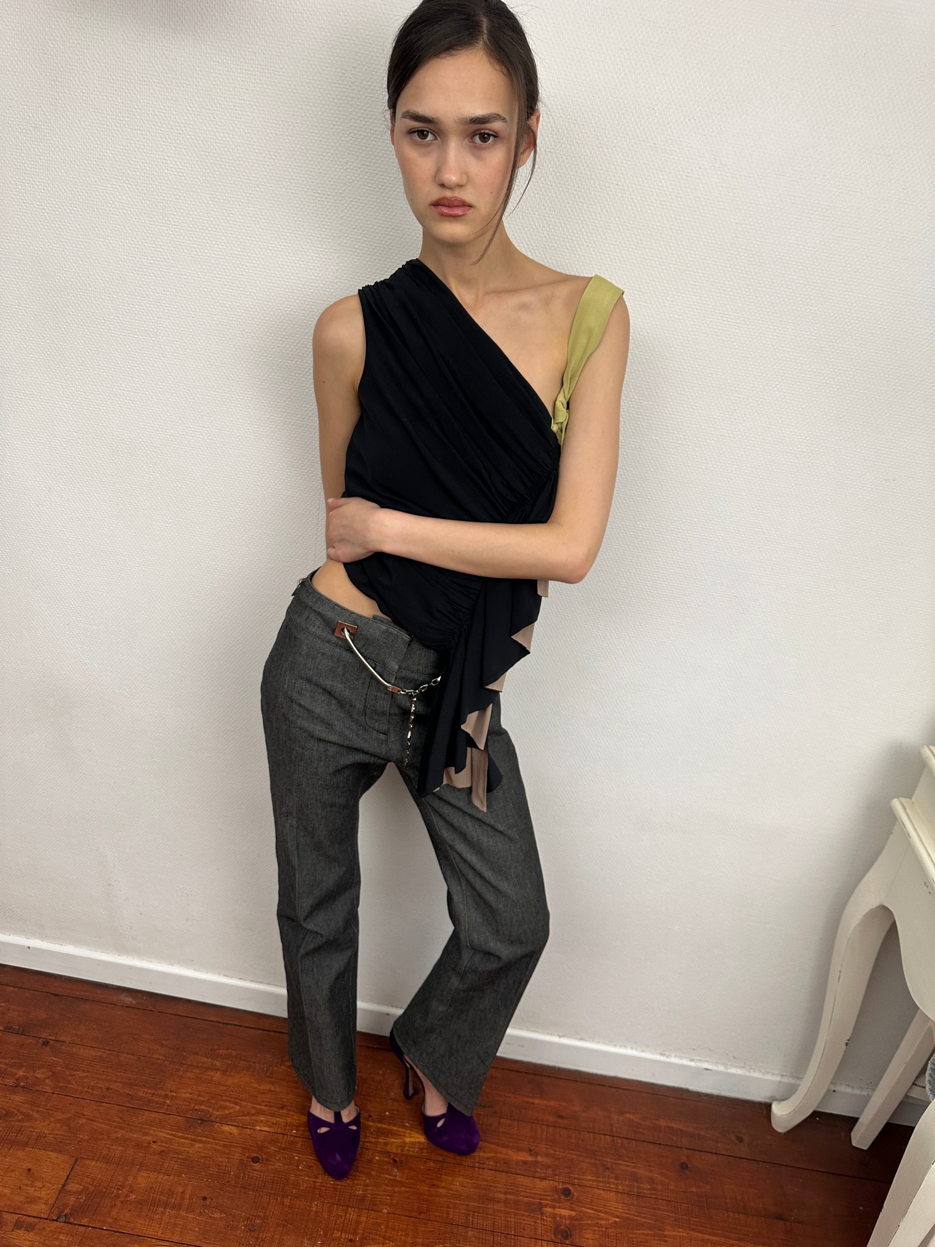 2000s Fendi Denim Trousers