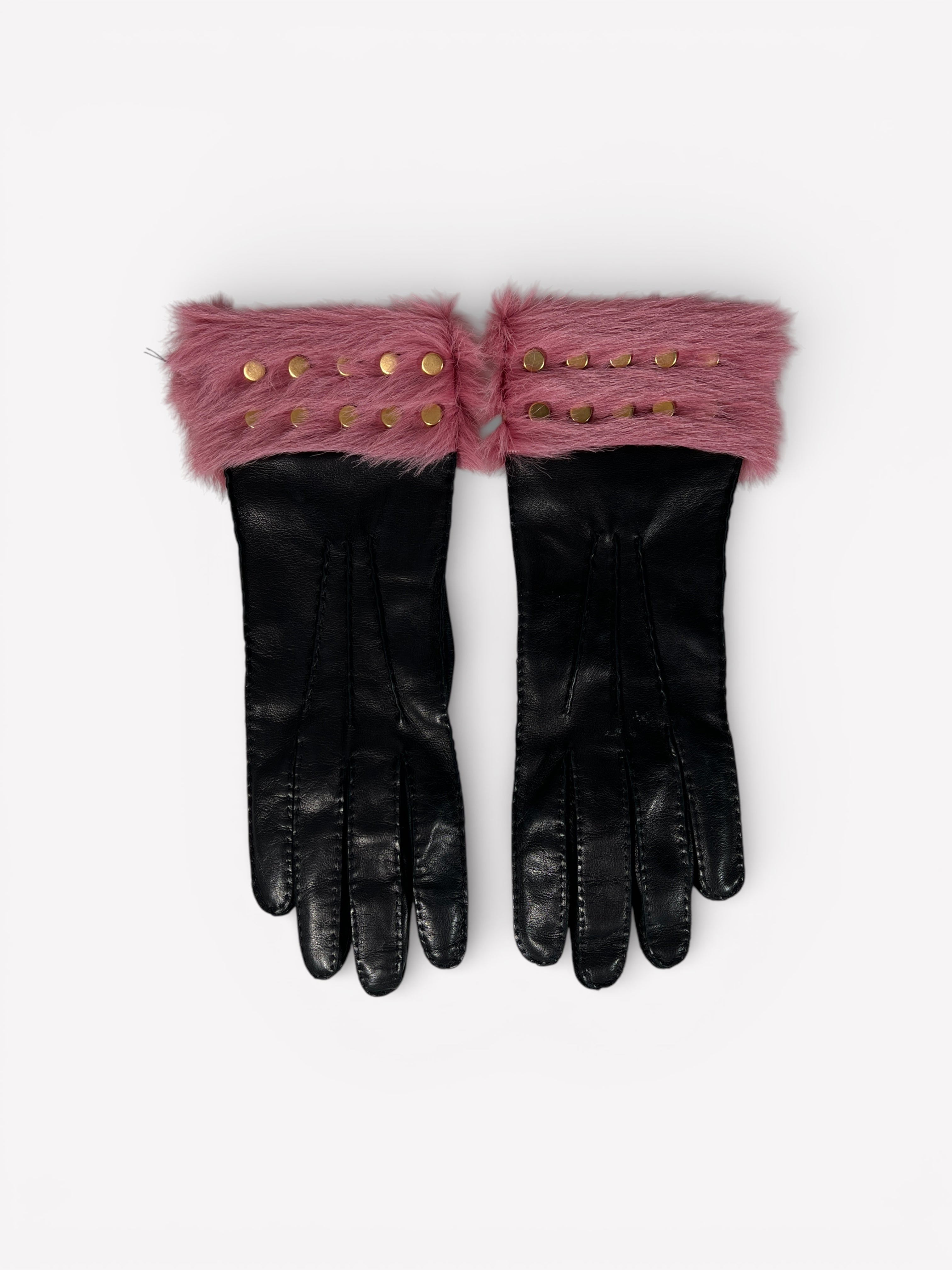 Prada Fur leather  Gloves