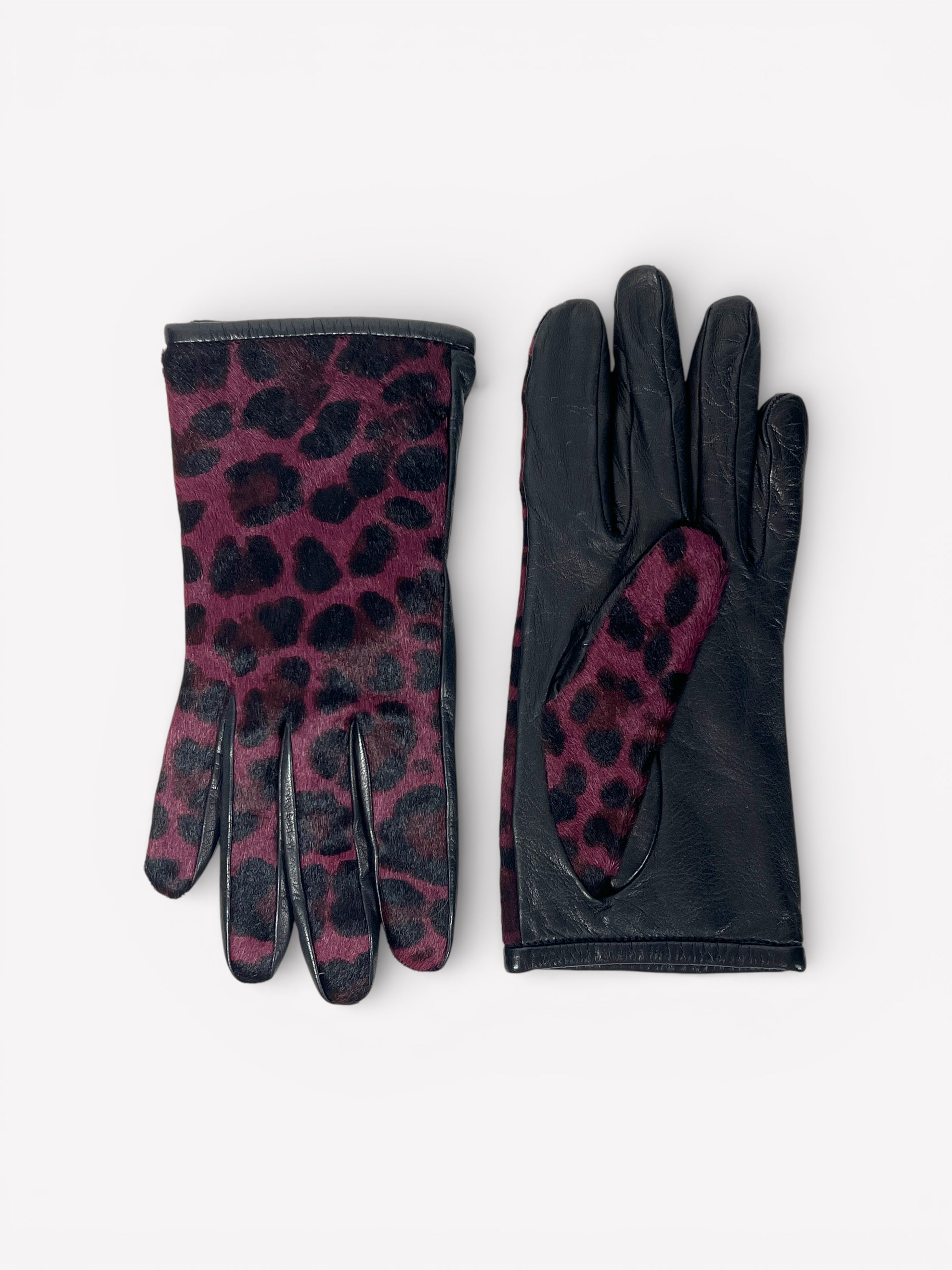 D&G Pony Fur Gloves