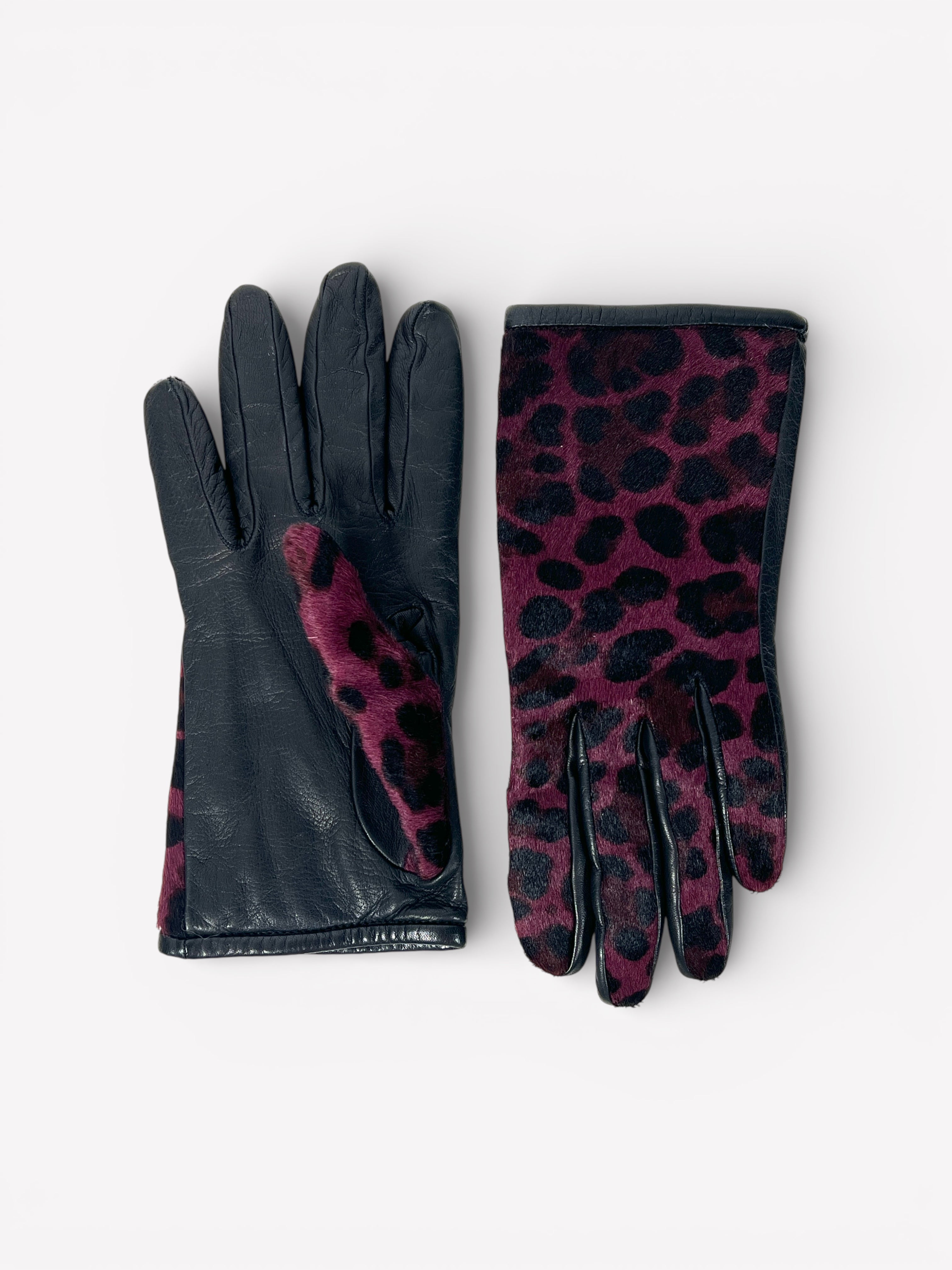D&G Pony Fur Gloves
