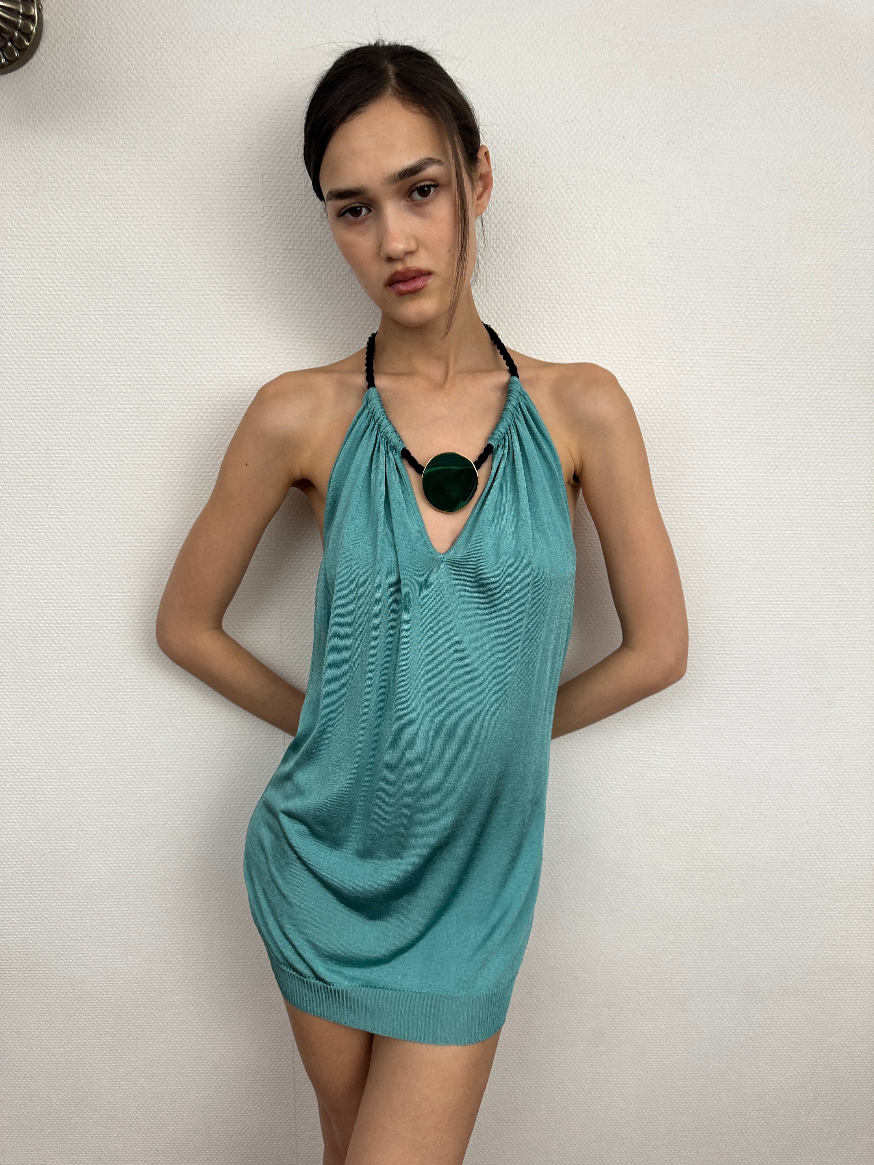 2008 Gucci Halter Dress