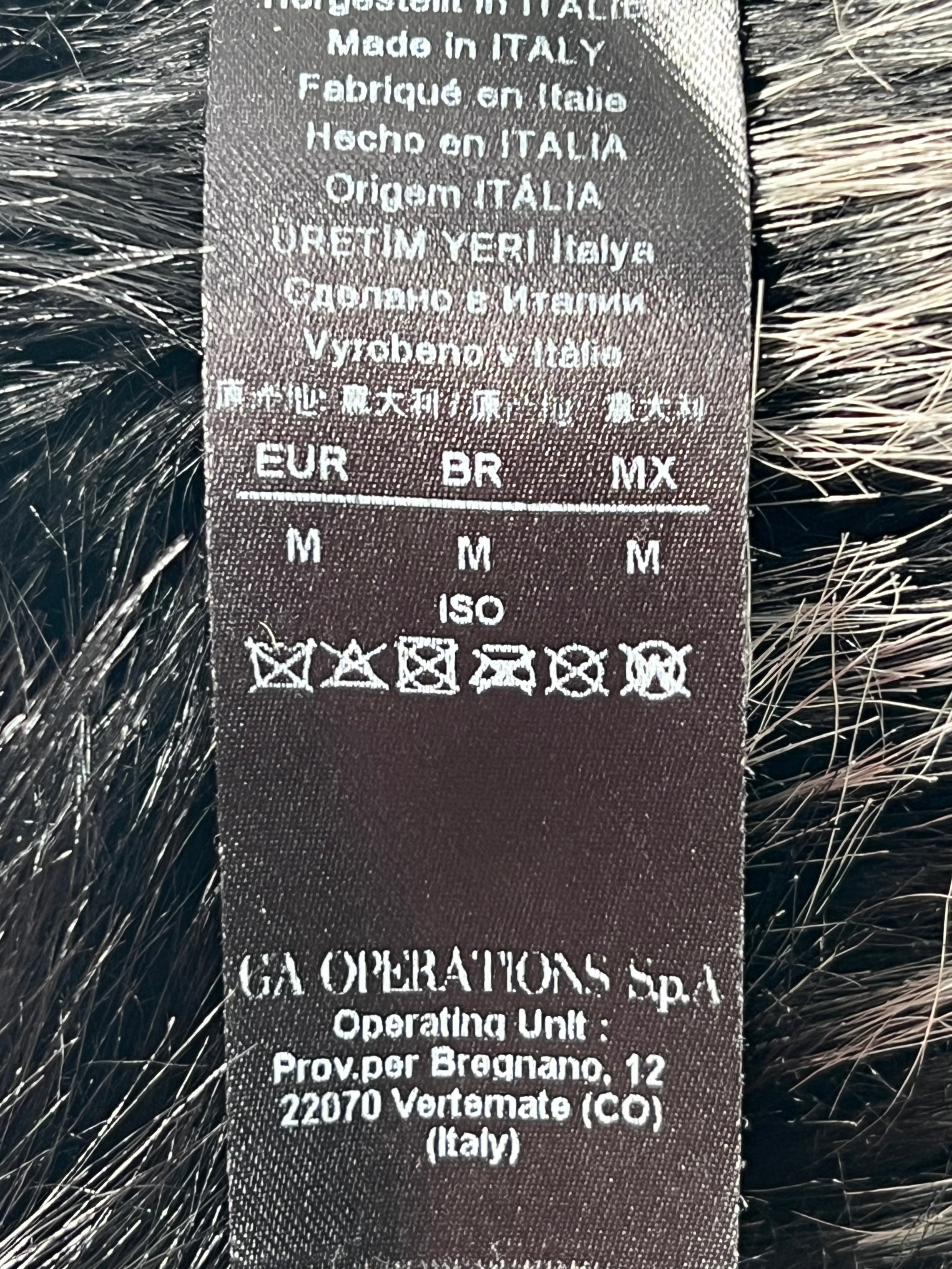 Armani Fur Leather Gloves