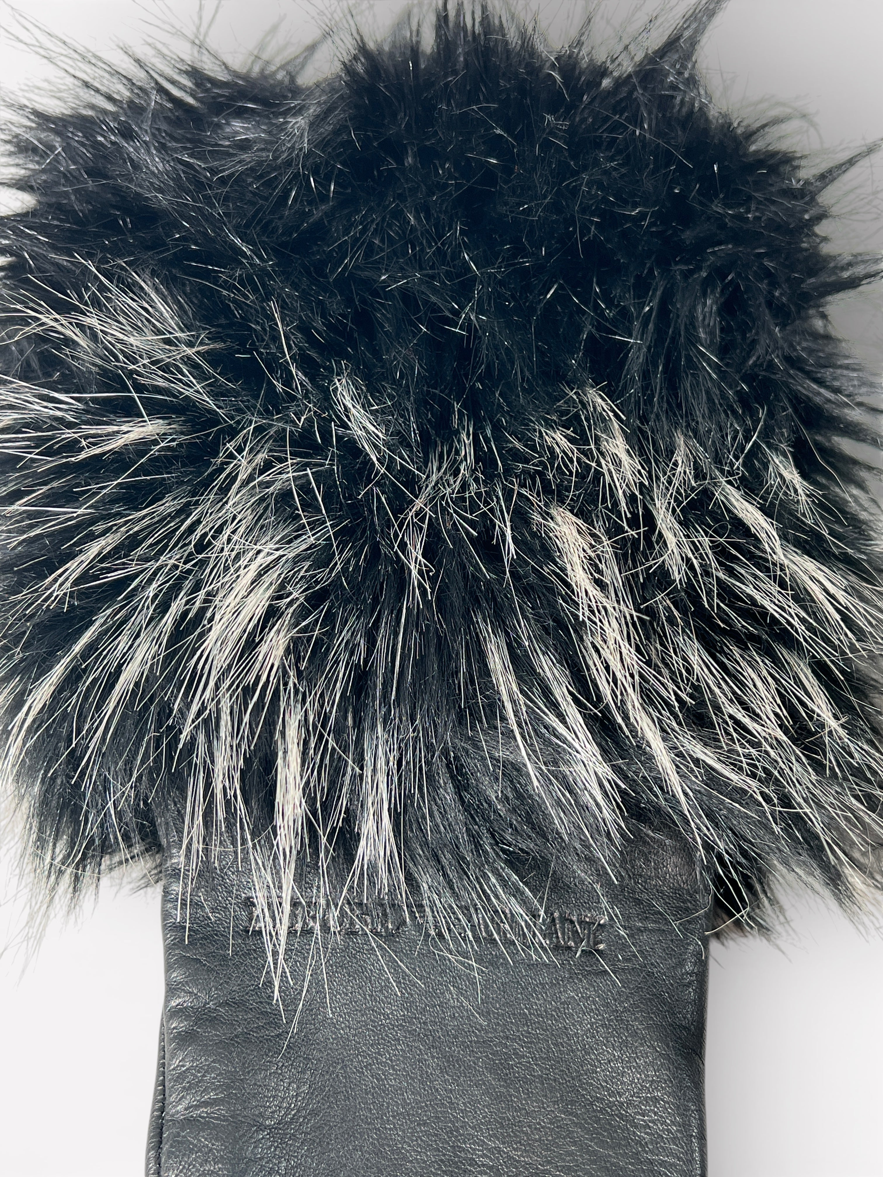 Armani Fur Leather Gloves