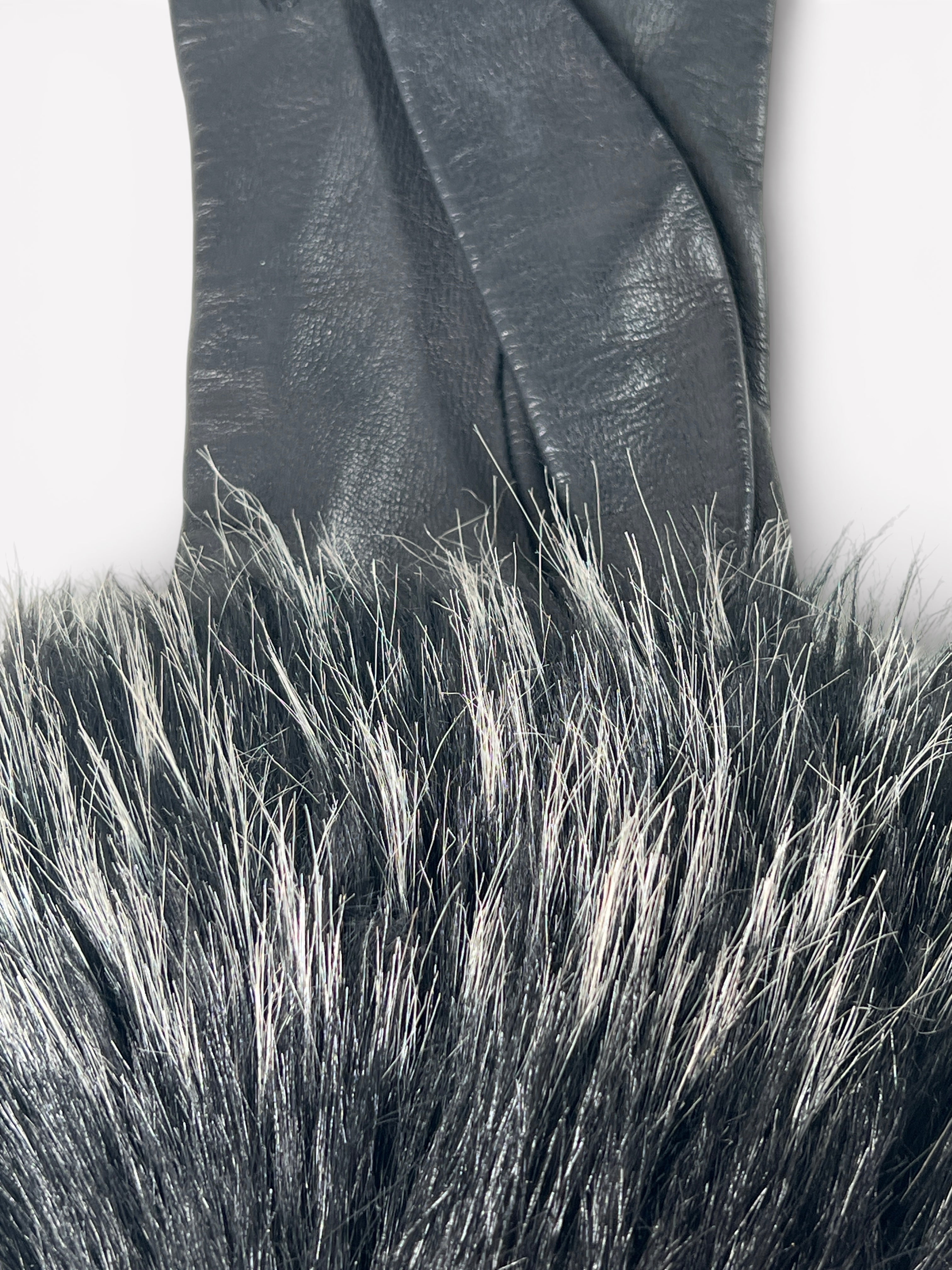 Armani Fur Leather Gloves